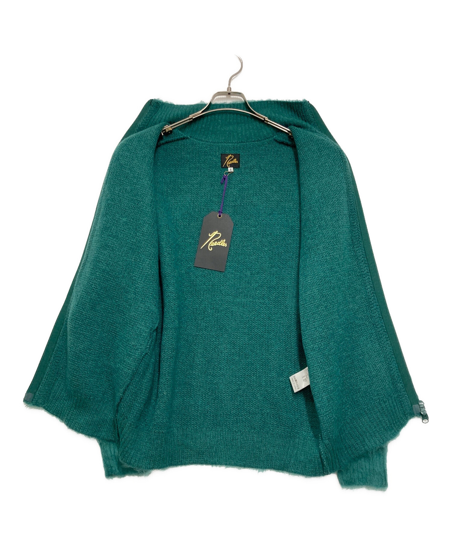 中古・古着通販】Needles (ニードルズ) Zipped Mohair Cardigan 