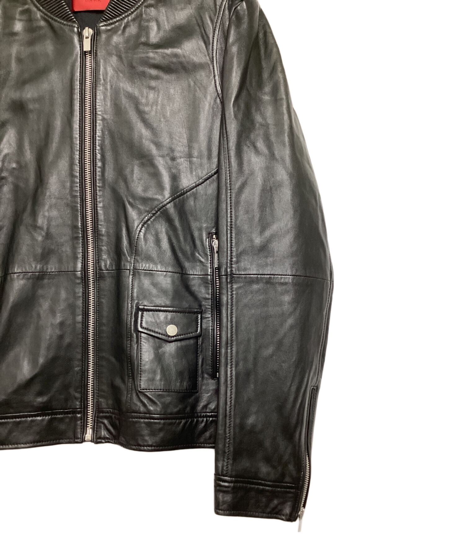 中古・古着通販】HUGO BOSS (ヒューゴ ボス) シープレザージャケット 