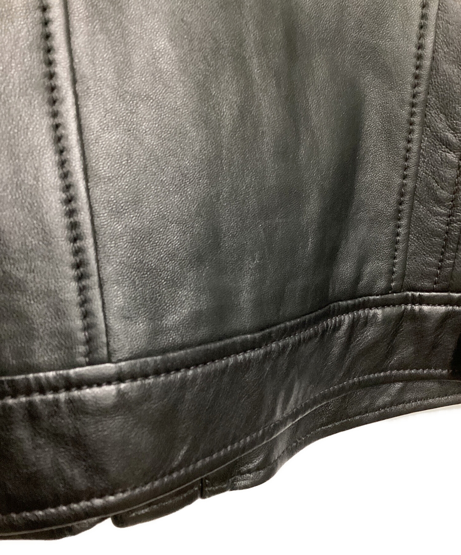 中古・古着通販】HUGO BOSS (ヒューゴ ボス) シープレザージャケット 