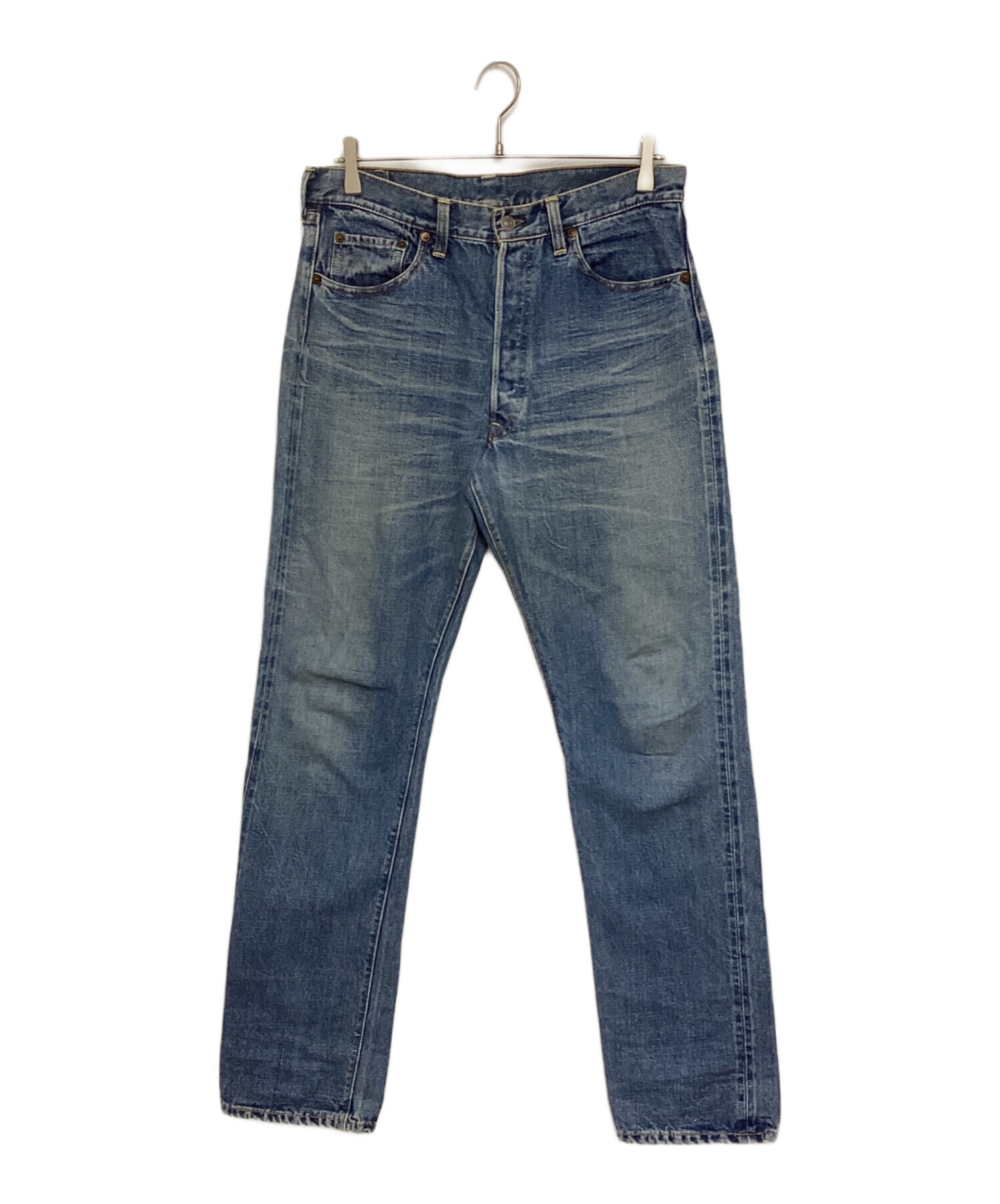 中古・古着通販】WAREHOUSE (ウエアハウス) ボタンフライデニムパンツ 