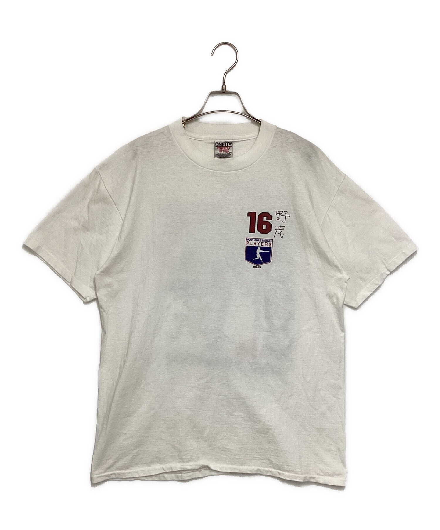 中古・古着通販】ONEITA (オニータ) 90S' プリントTシャツ ホワイト