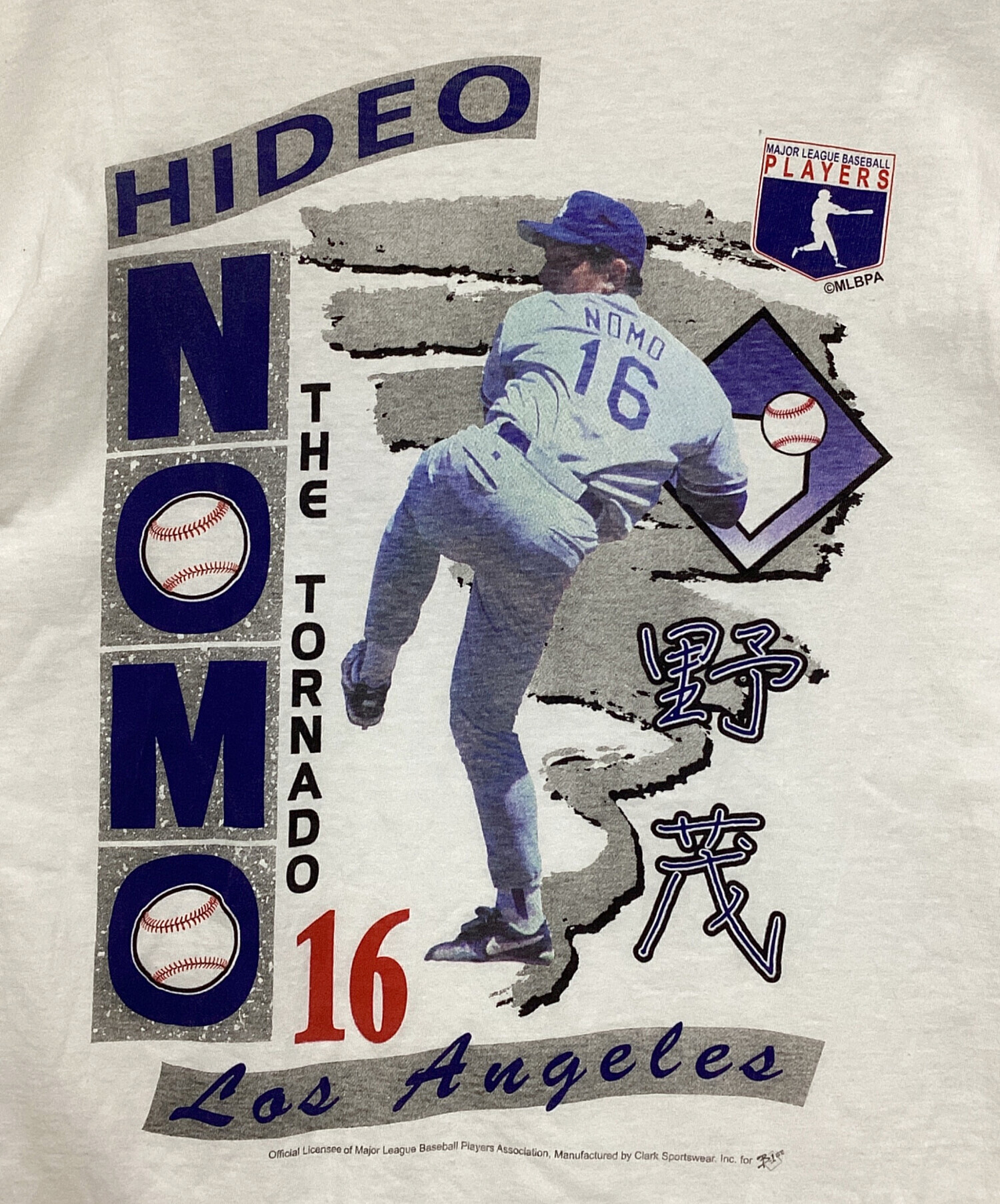 中古・古着通販】ONEITA (オニータ) 90S' プリントTシャツ ホワイト