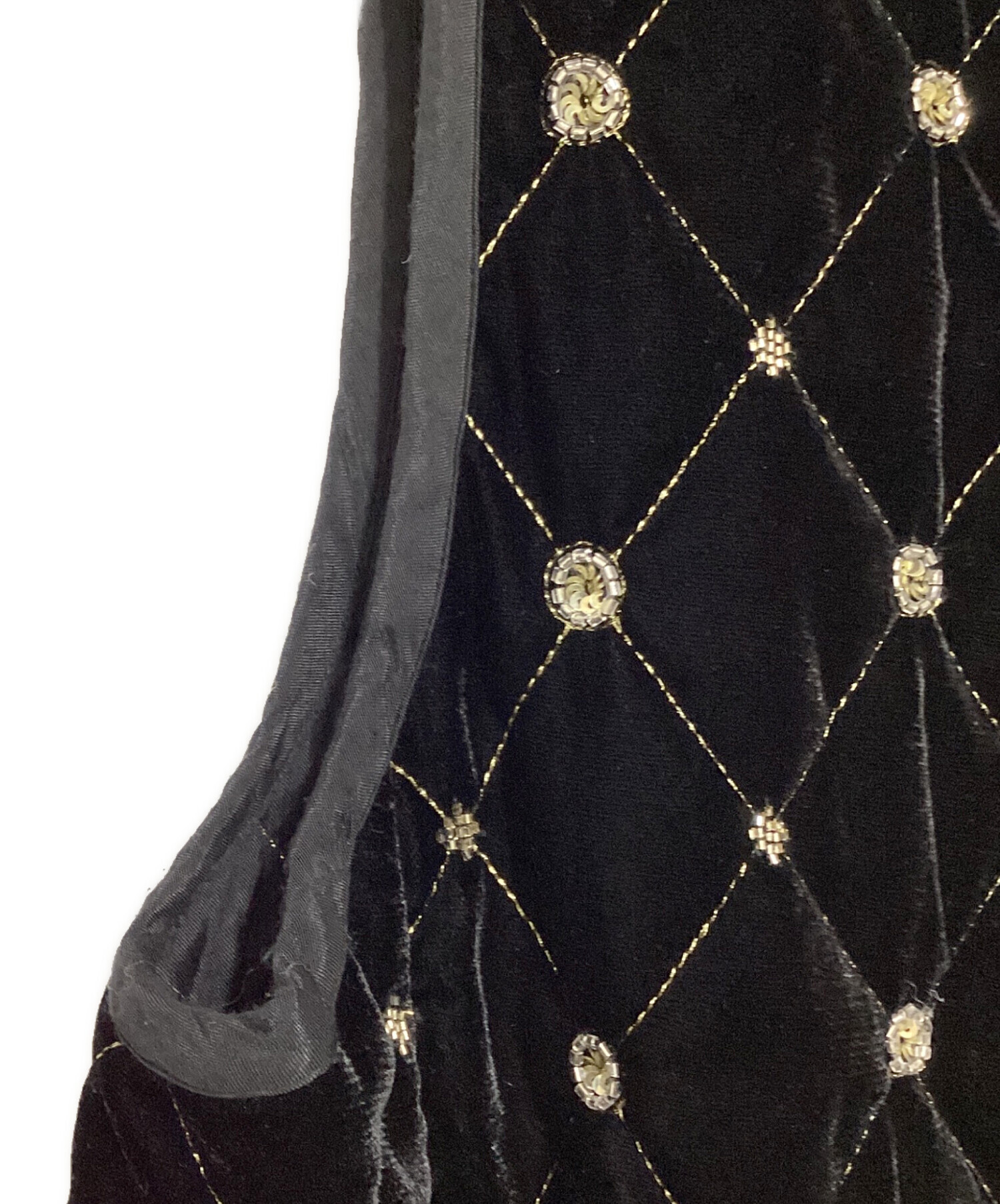 中古・古着通販】sara mallika (サラマリカ) ビーズ ベルベット