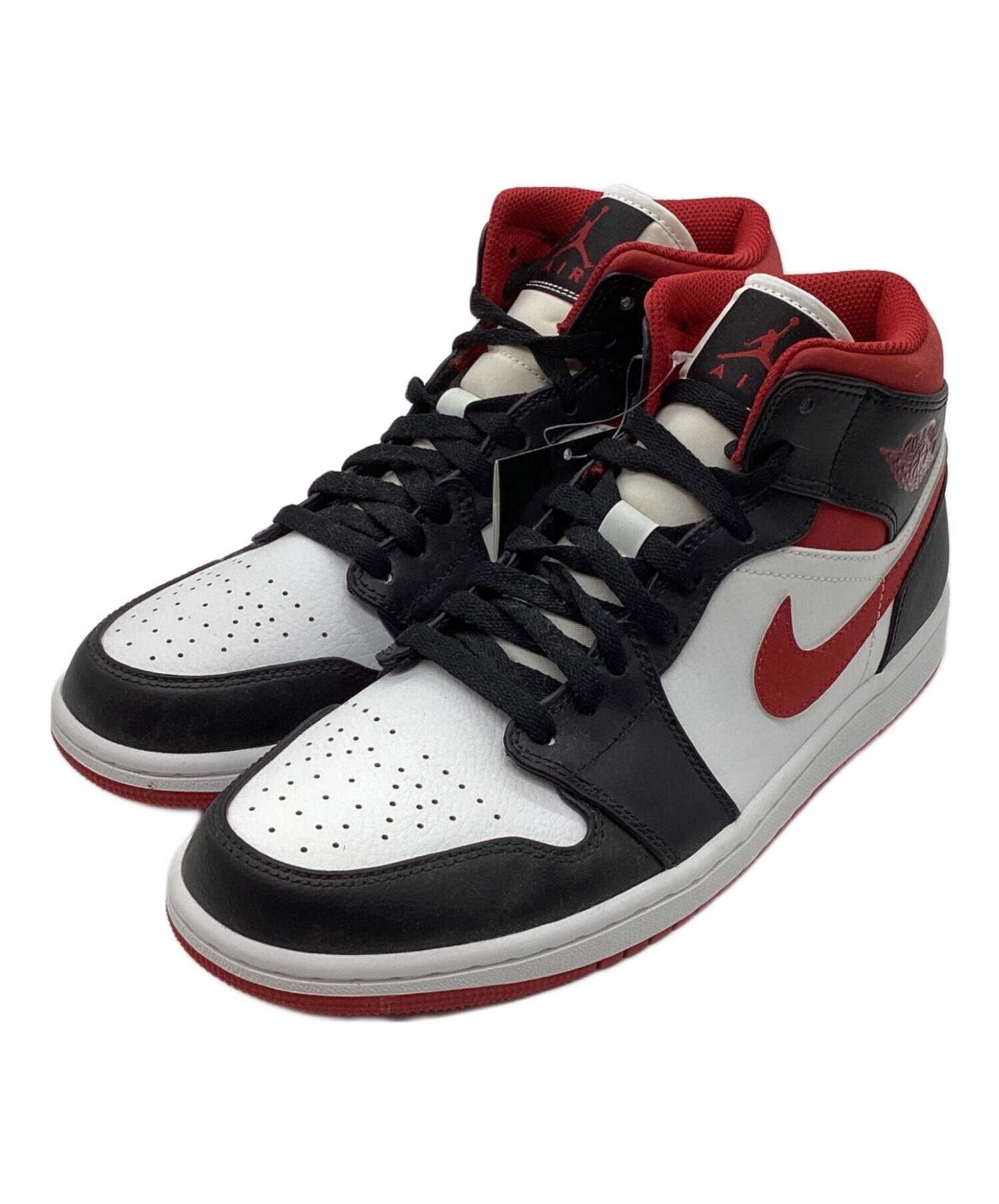 中古・古着通販】NIKE (ナイキ) Air Jordan 1 Mid ホワイト×ブラック 