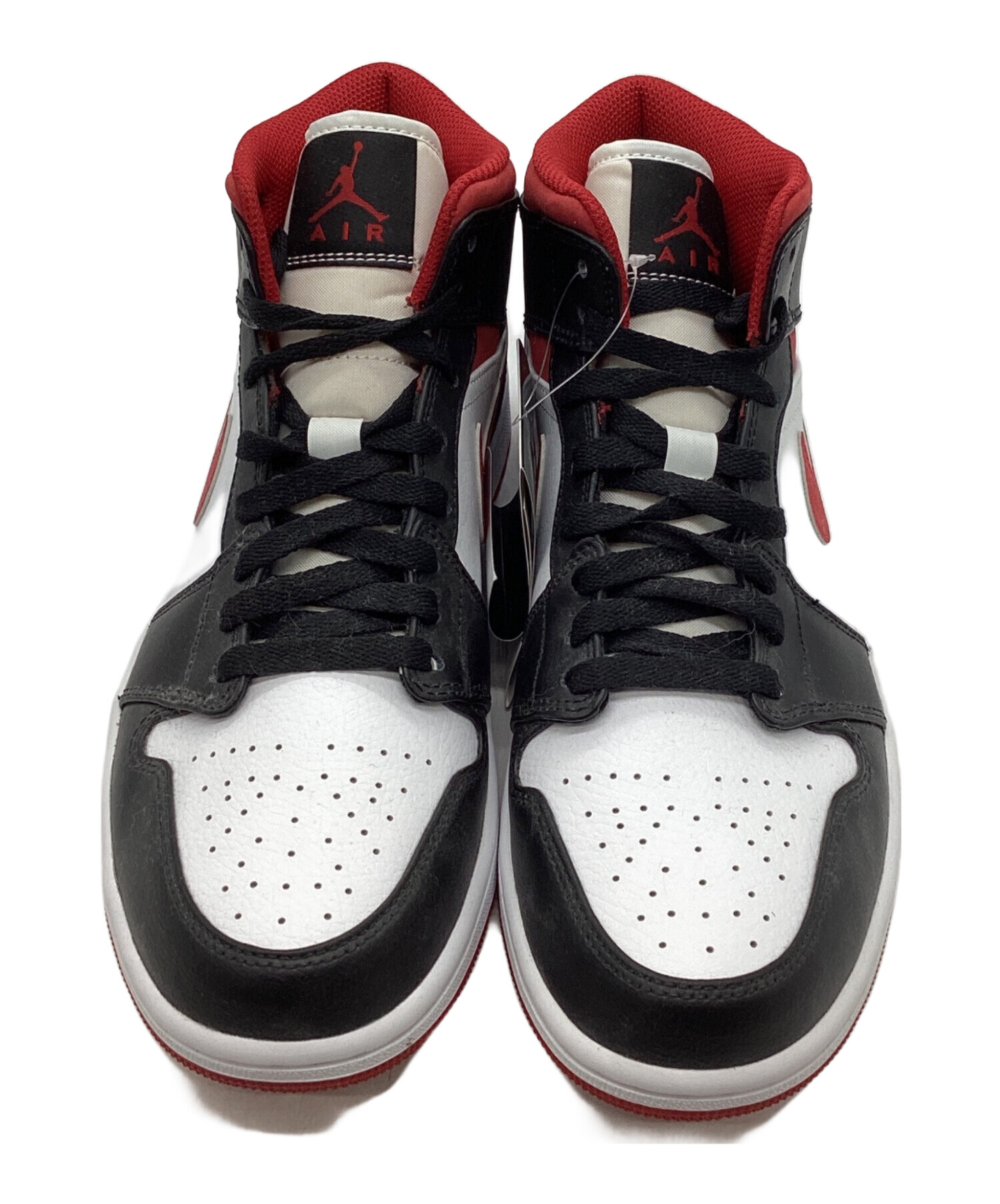 中古・古着通販】NIKE (ナイキ) Air Jordan 1 Mid ホワイト×ブラック 