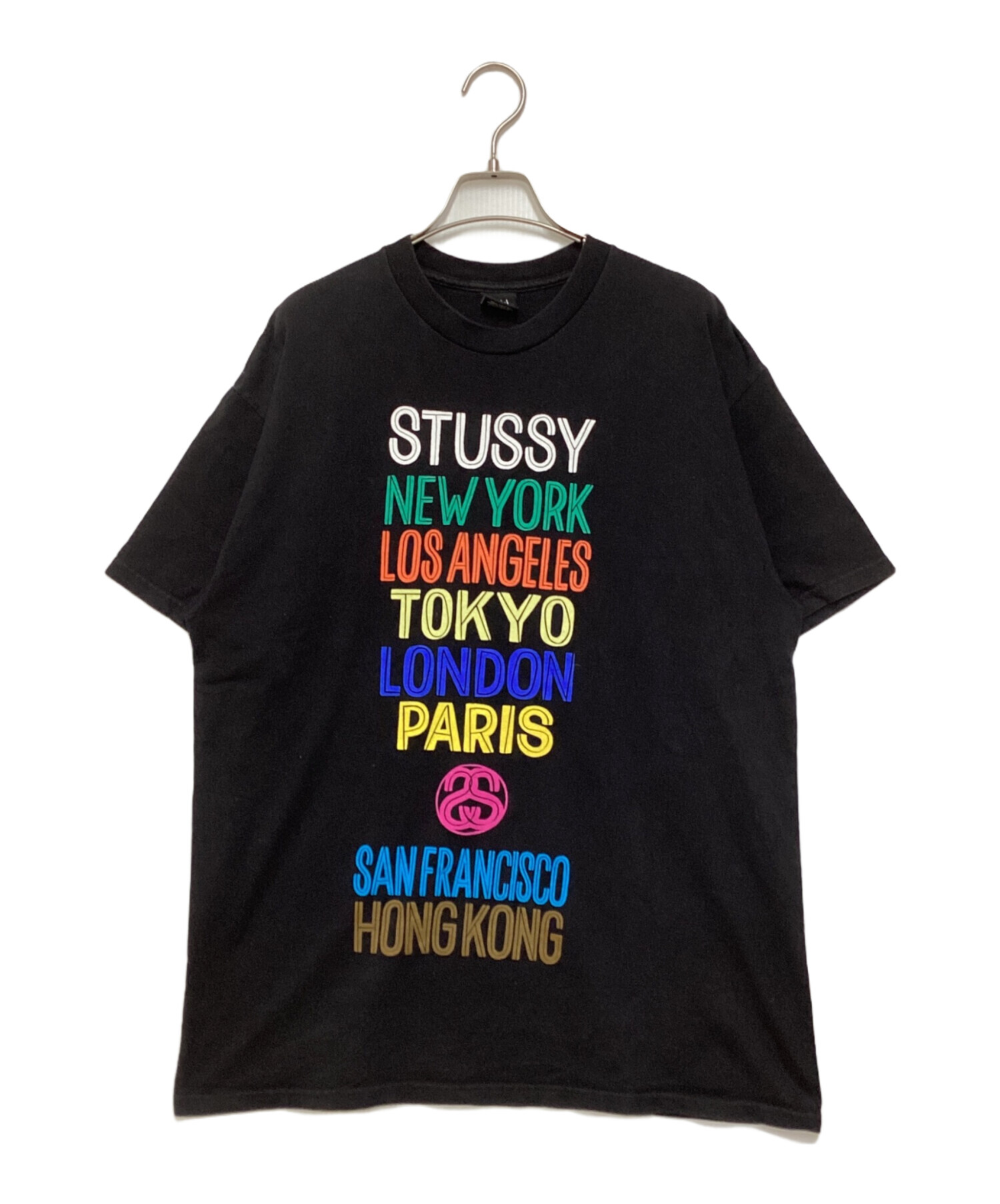 中古・古着通販】stussy (ステューシー) ESPO World Tour Tee ブラック 