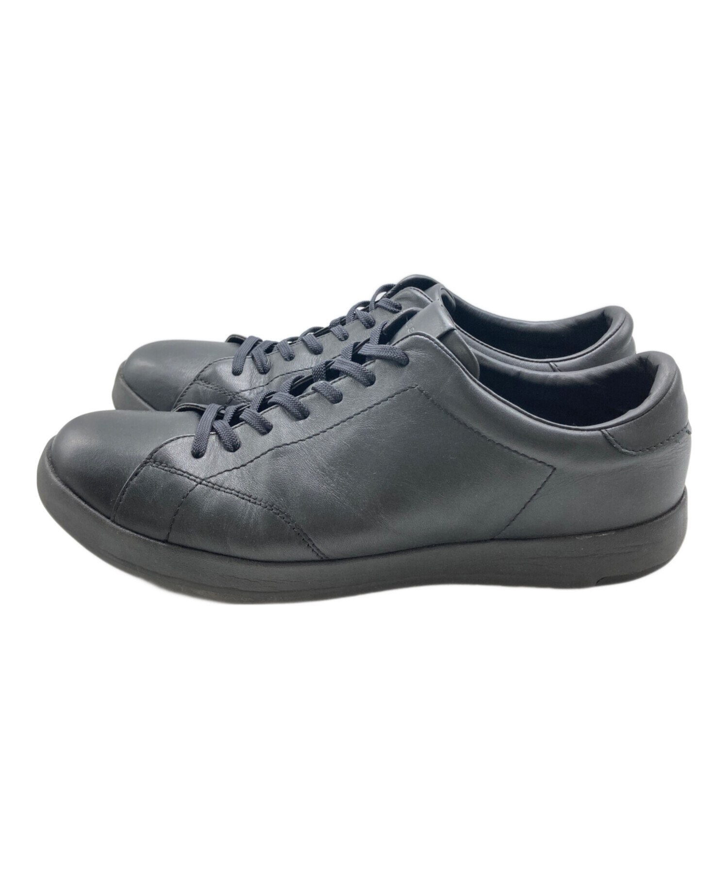 未使用　リーガル　レザースニーカー　　ブラック　26.5 中古・古着通販】REGAL (リーガル) レザースニーカー ブラック サイズ