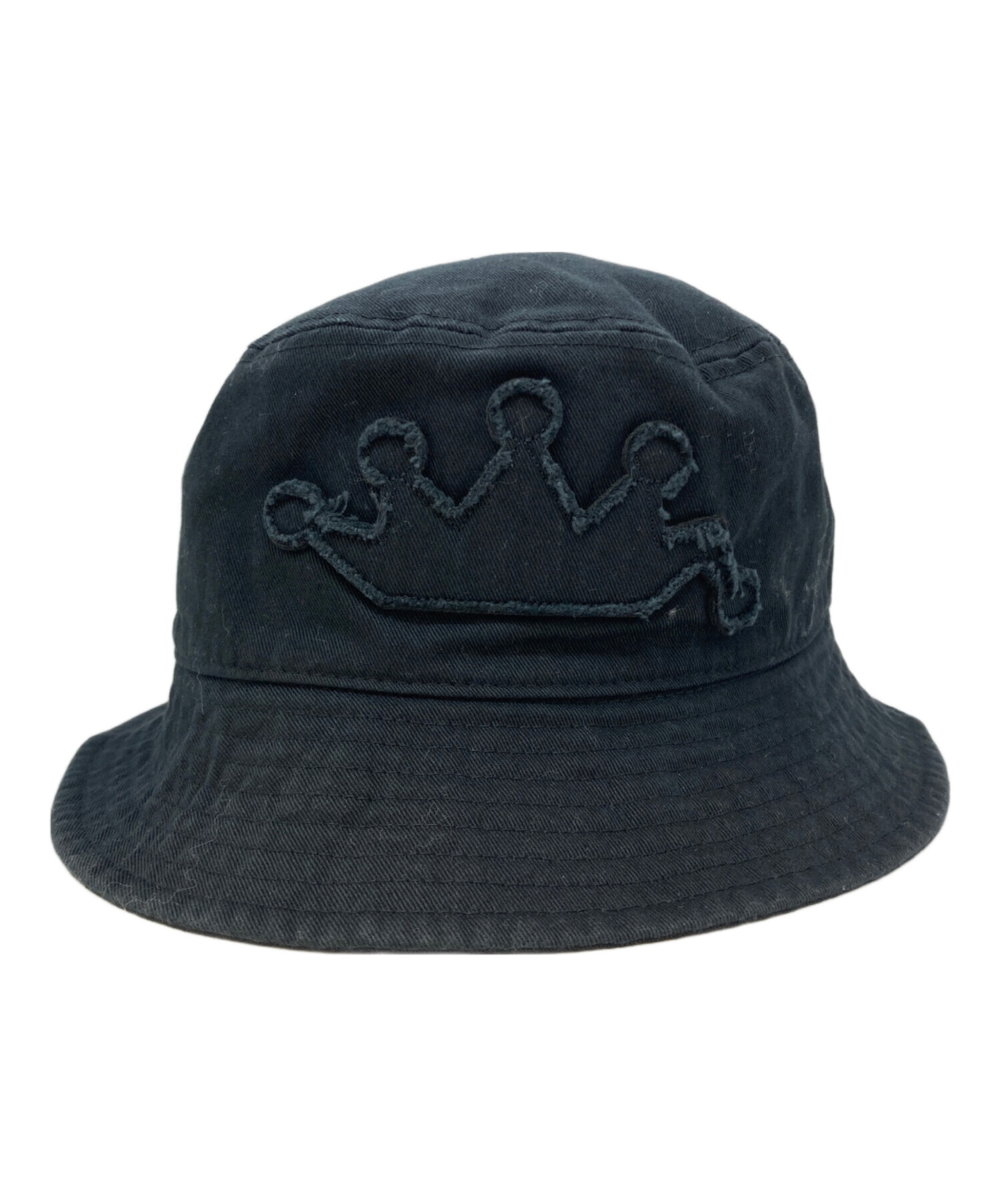 【ぽん】STUSSY BUCKET HAT CROWN APPLIQUE 中古・古着通販】stussy (ステューシー) BUCKET HAT CROWN APPLIQUE