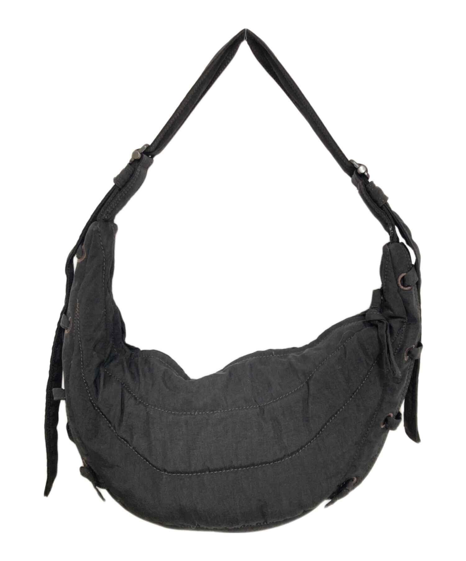 LEMAIRE ルメール ショルダーバッグ メンズ 【古着】【中古】 中古・古着通販】LEMAIRE (ルメール) Small Soft Game bag ブラック