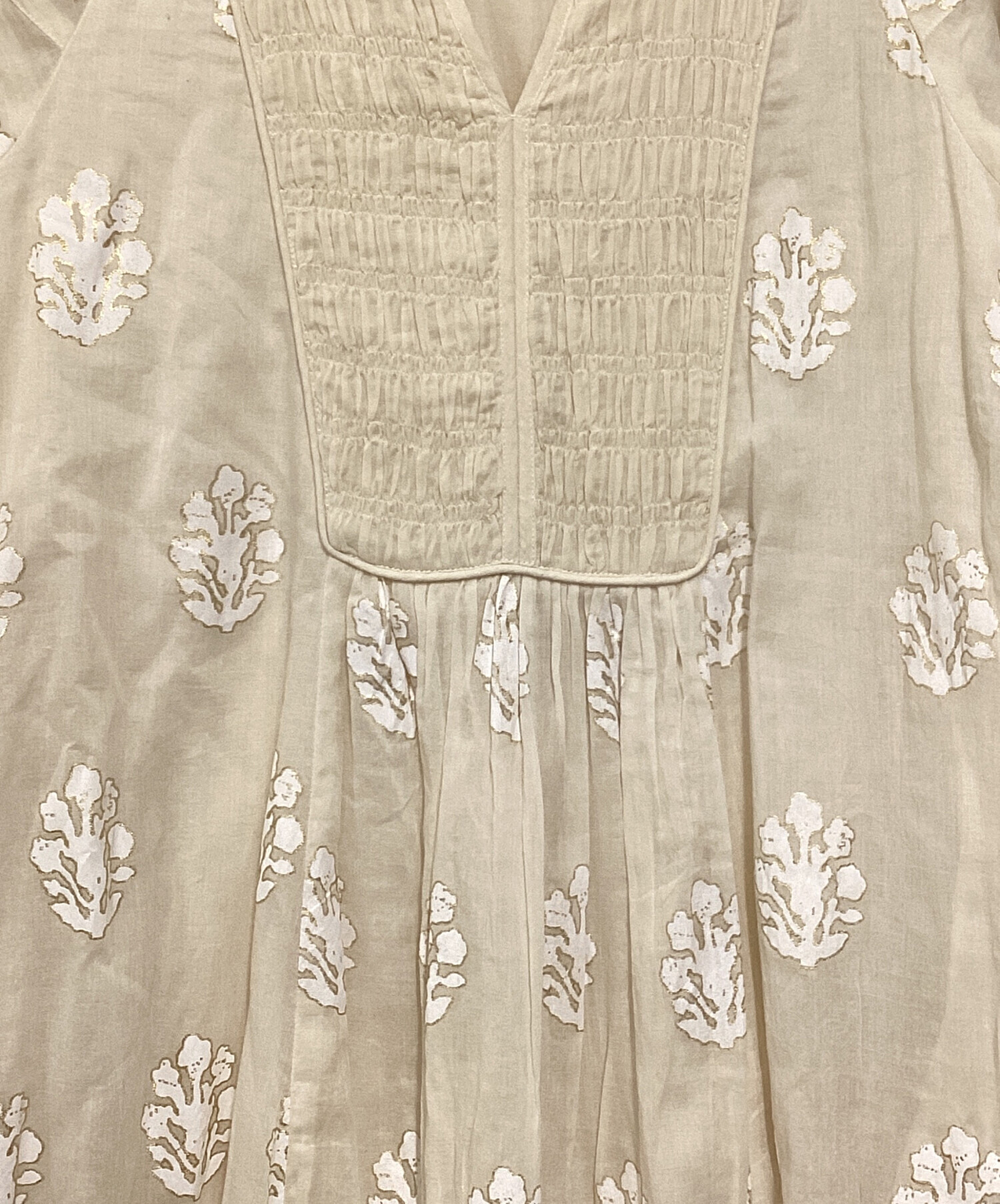 中古・古着通販】ne quittez pas (ヌキテパ) Cotton Voile Sedum Foil