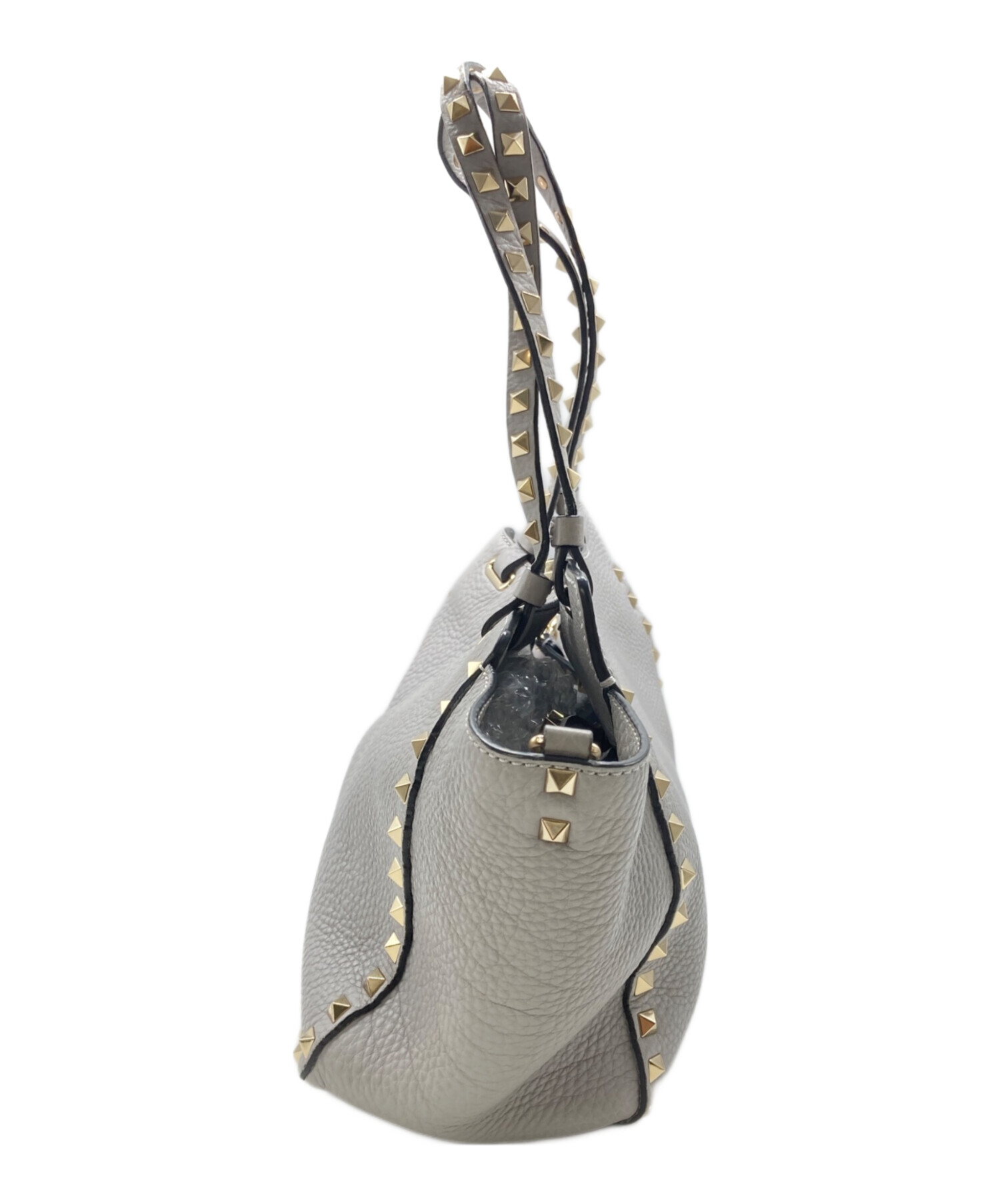 VALENTINO ショルダー グレー 中古・古着通販】VALENTINO (ヴァレンティノ) スタッズショルダー