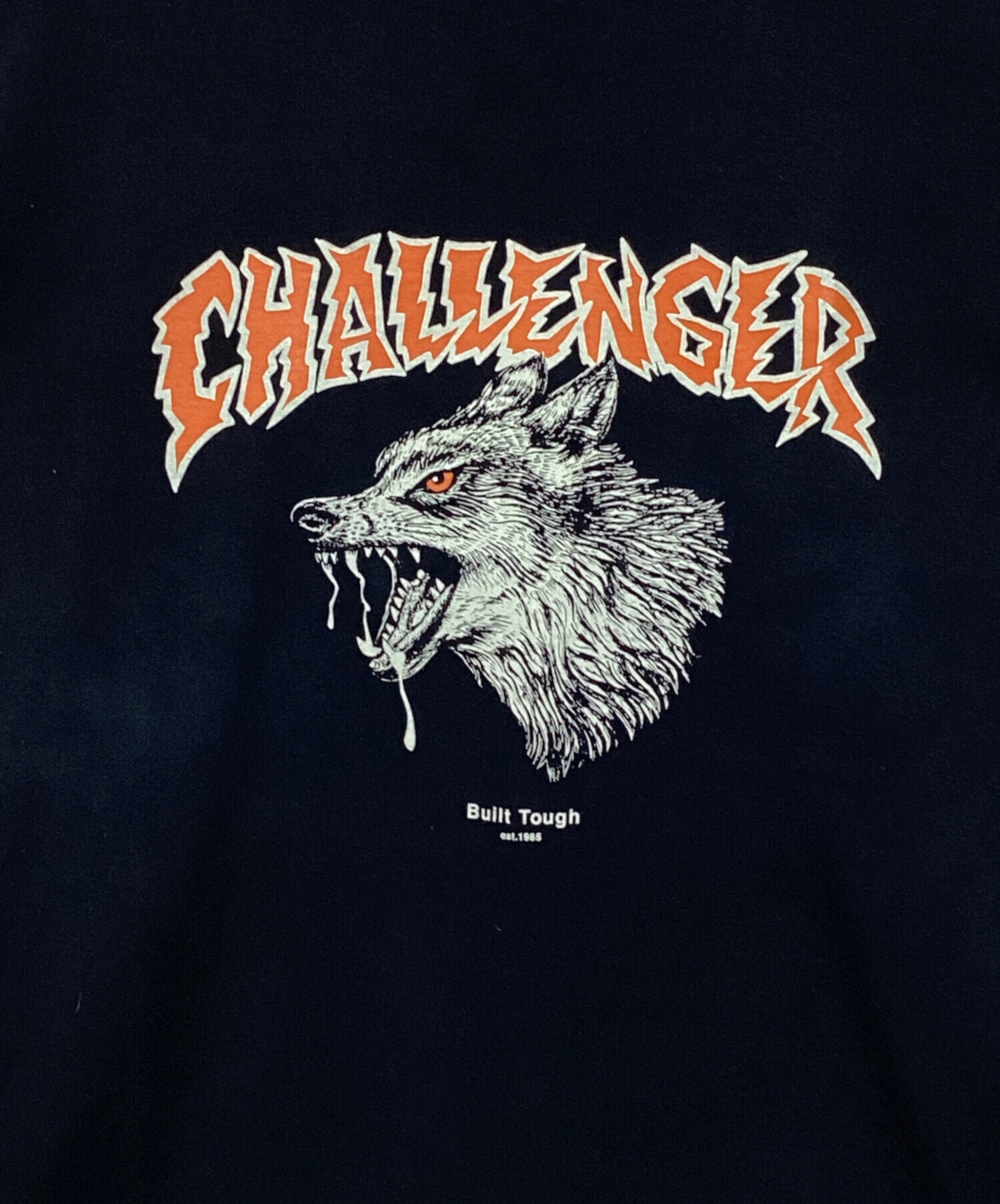 中古・古着通販】CHALLENGER (チャレンジャー) L/S WOLF TEE ブラック