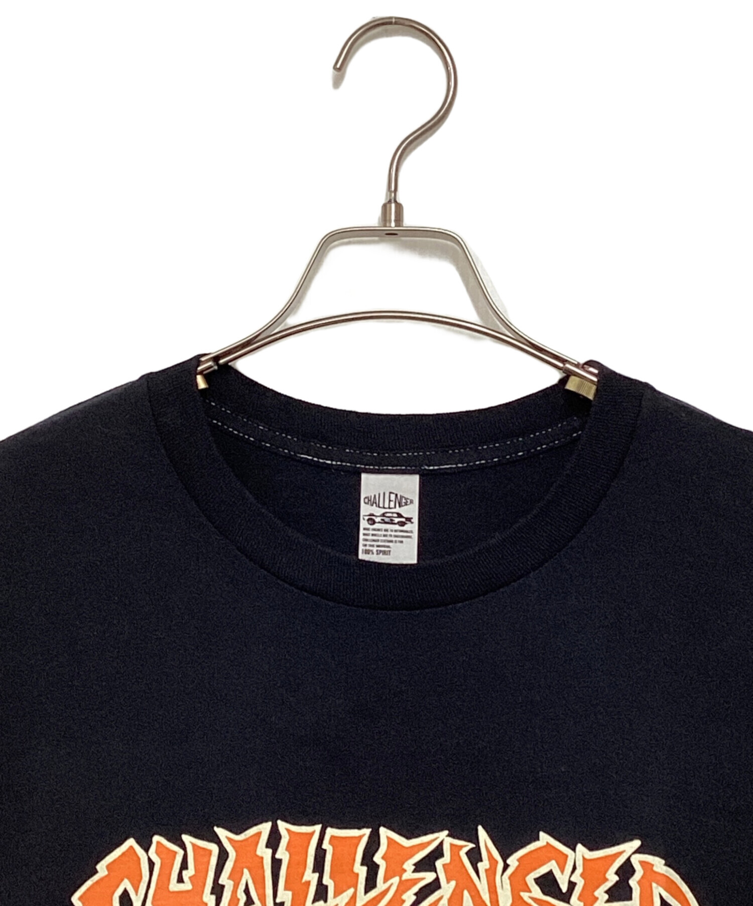 中古・古着通販】CHALLENGER (チャレンジャー) L/S WOLF TEE ブラック