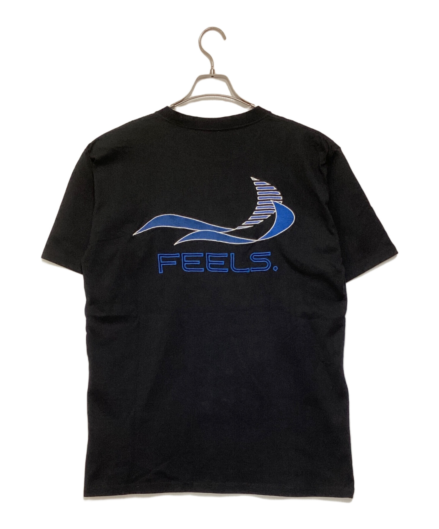 中古・古着通販】FEELS. (フィールズ) STITCH T-SHIRT ブラック サイズ Feels.Tシャツ