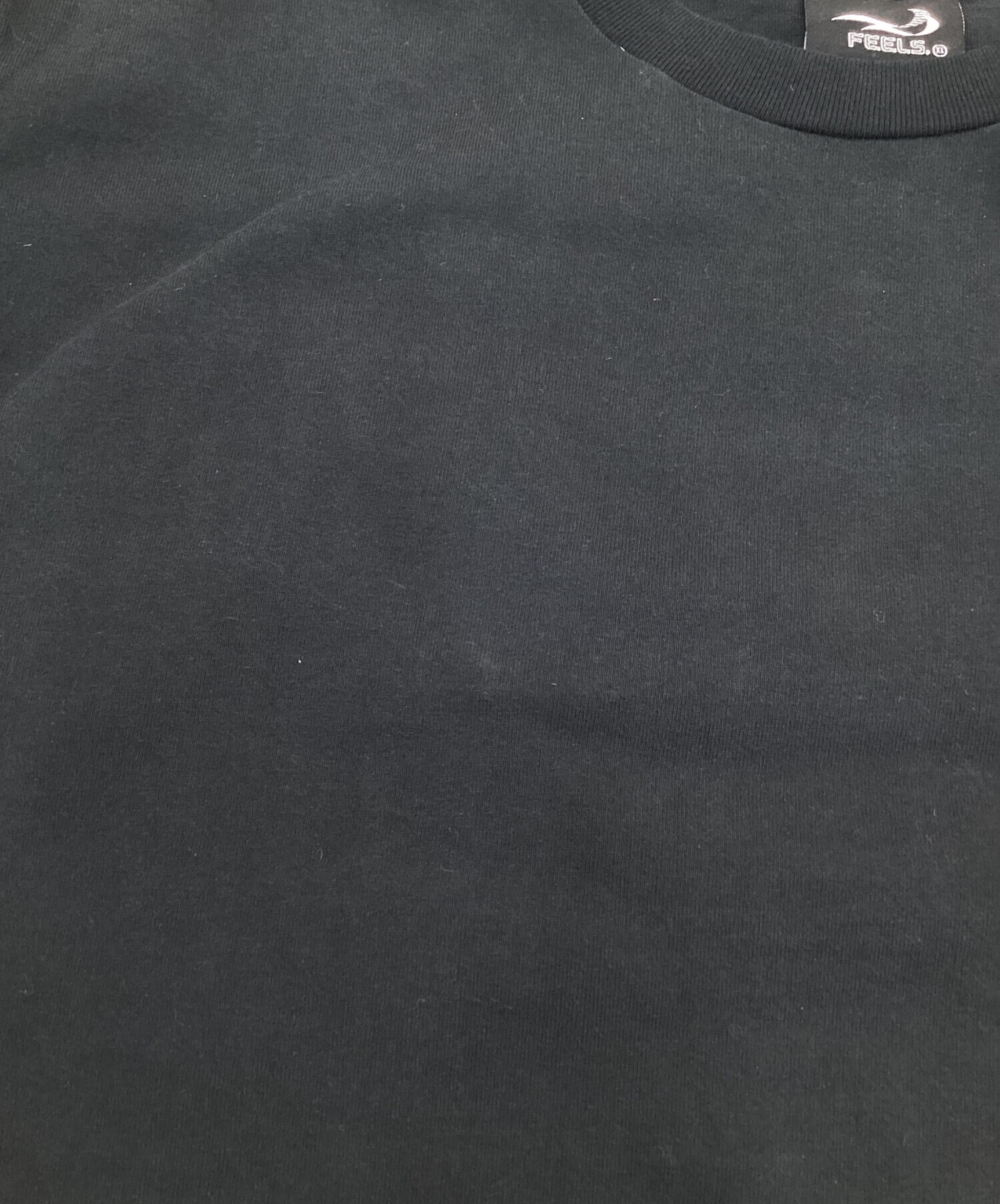 中古・古着通販】FEELS. (フィールズ) STITCH T-SHIRT ブラック サイズ 
