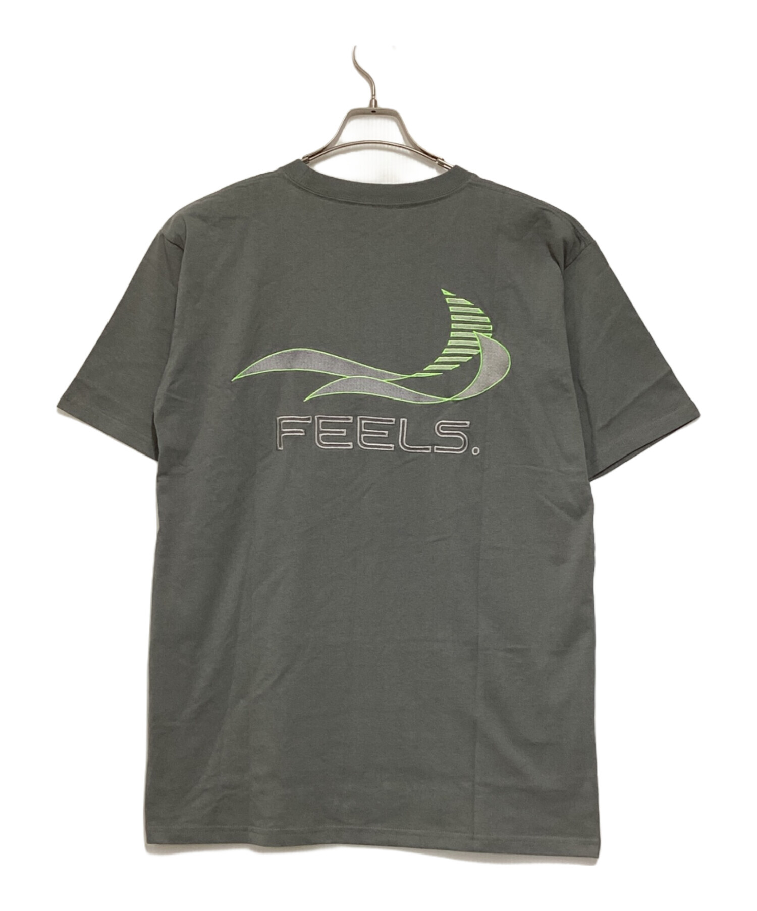 中古・古着通販】FEELS. (フィールズ) STITCH T-SHIRT グレー サイズ 