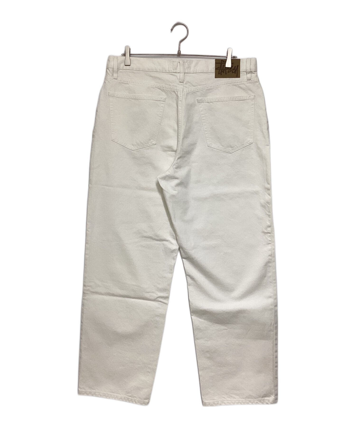 stussy big ol jeans ステューシーホワイトデニムパンツ
