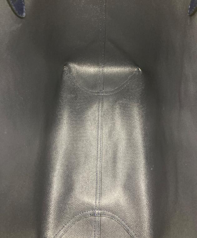 中古・古着通販】COACH (コーチ) リバーシブルトートバッグ ネイビー