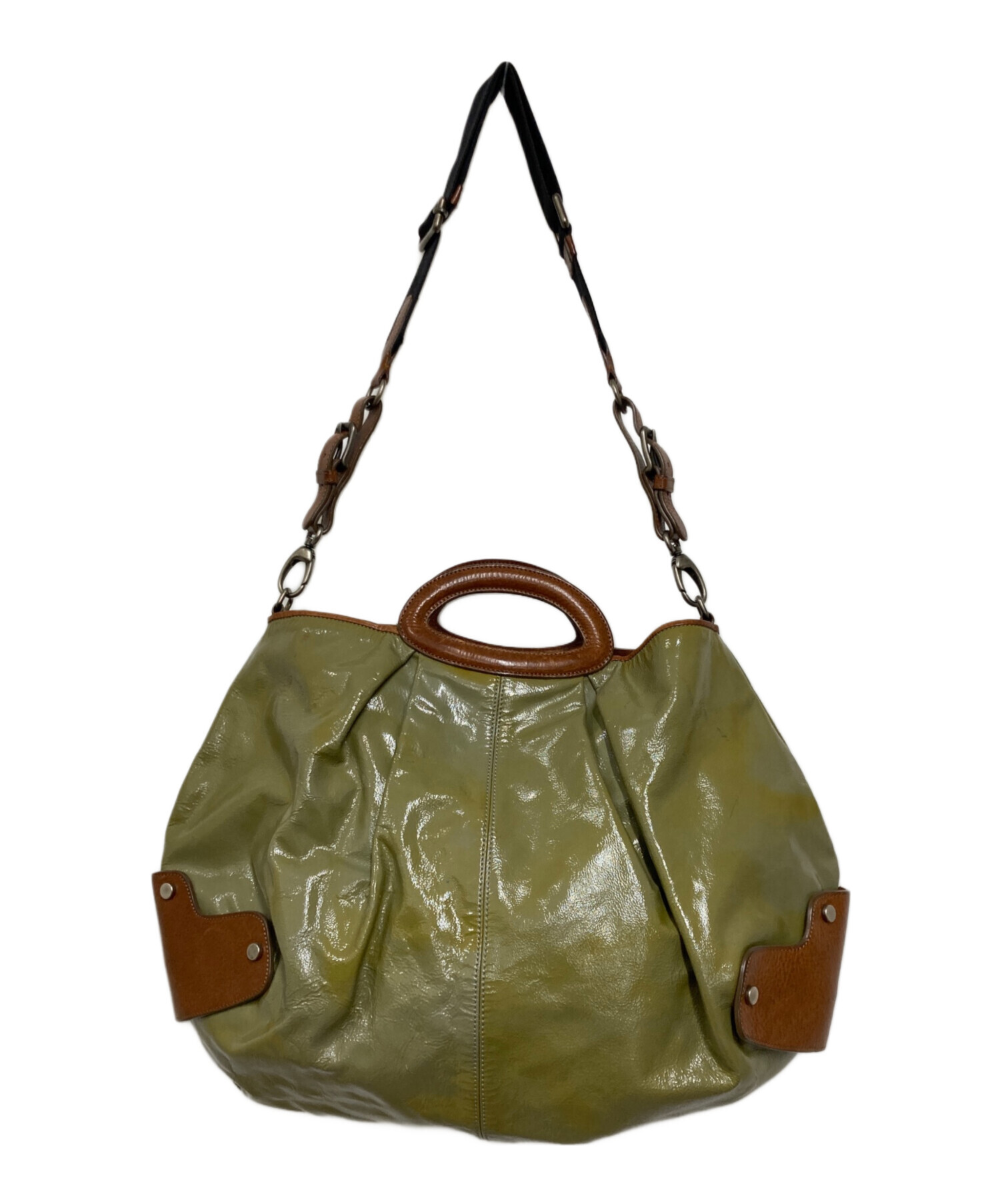 中古・古着通販】MARNI (マルニ) 2WAYコーティングバルーンバッグ 