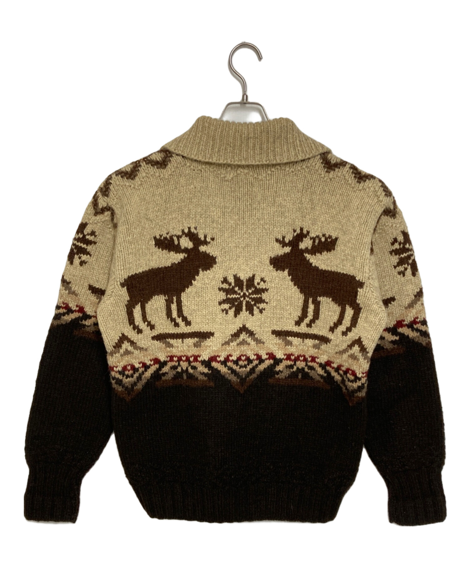 ポロラルフローレン　POLO RALPH LAUREN　カウチン　黒 鹿 古着 中古・古着通販】POLO RALPH LAUREN (ポロ・ラルフローレン) カウチン