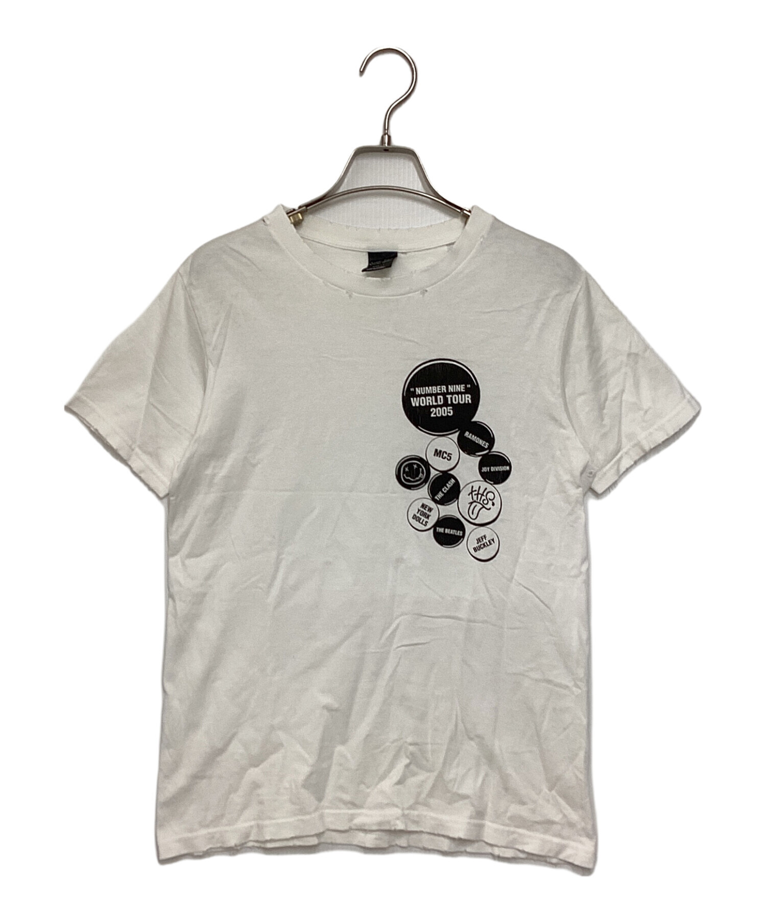 05AW ナンバーナイン ワールドツアー TシャツNUMBER （N）INE