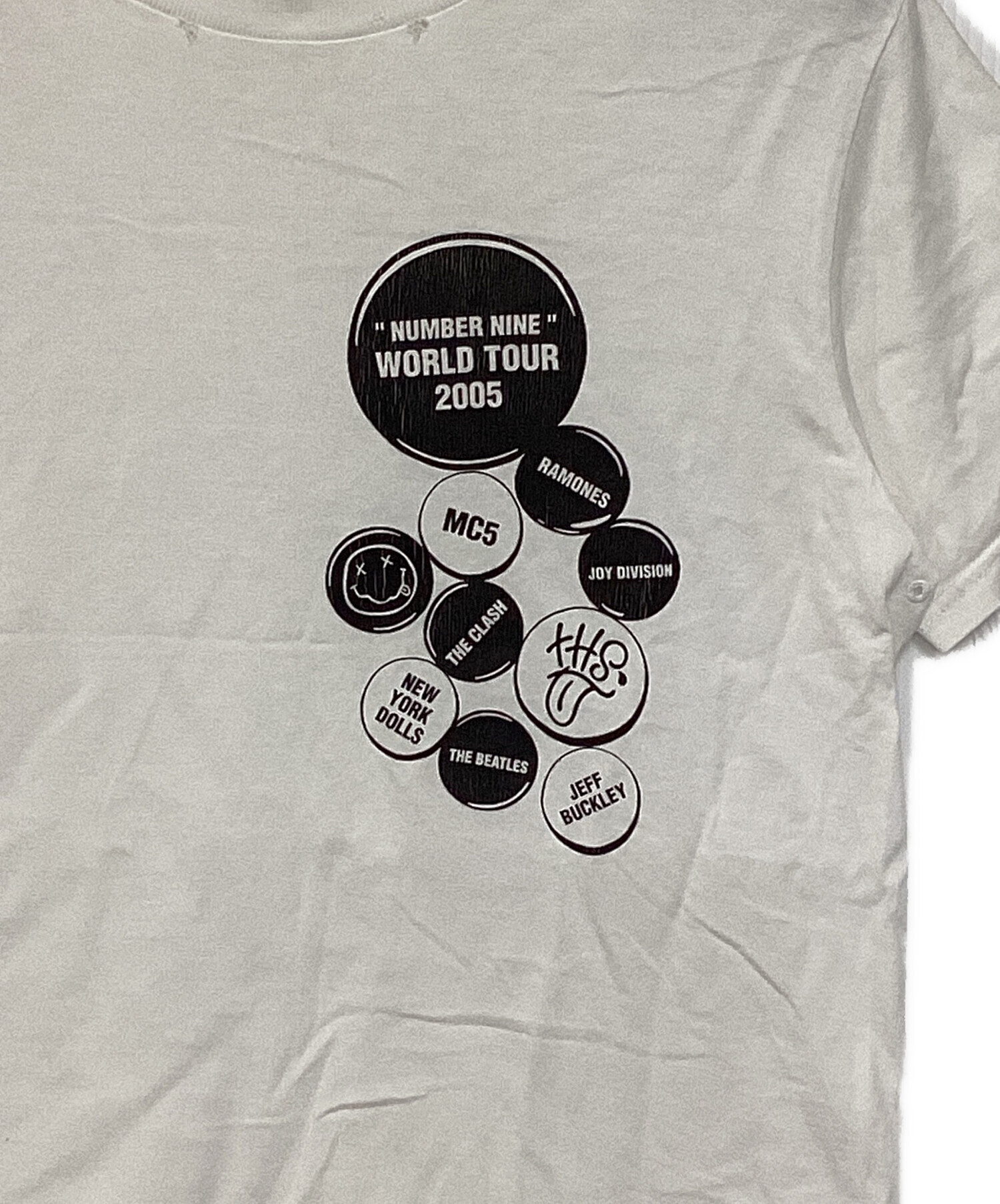 中古・古着通販】NUMBER (N)INE (ナンバーナイン) World Tour Tee 2005 