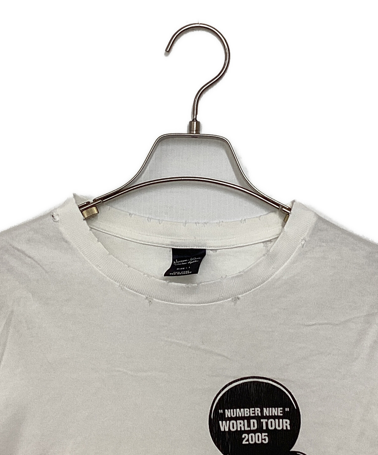 中古・古着通販】NUMBER (N)INE (ナンバーナイン) World Tour Tee 2005 