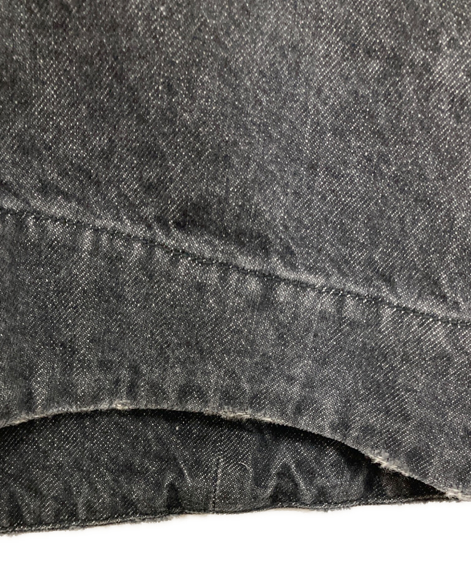 YUKI HASHIMOTO(ユウキハシモト)のTWISTED JEANS BLACKの通販 ユウキ 