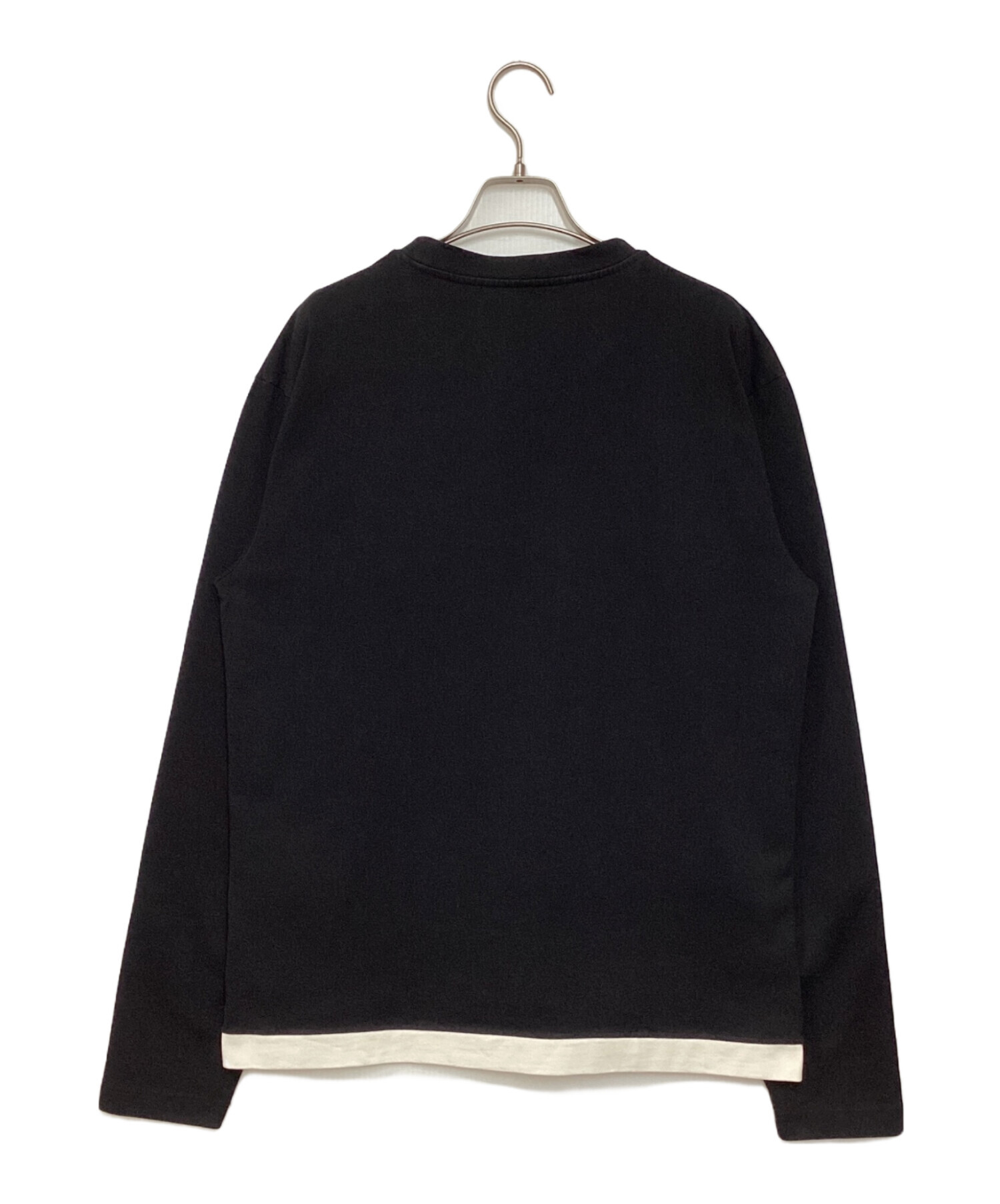 中古・古着通販】PRADA (プラダ) センター切替ボーダーL/Sカットソー 
