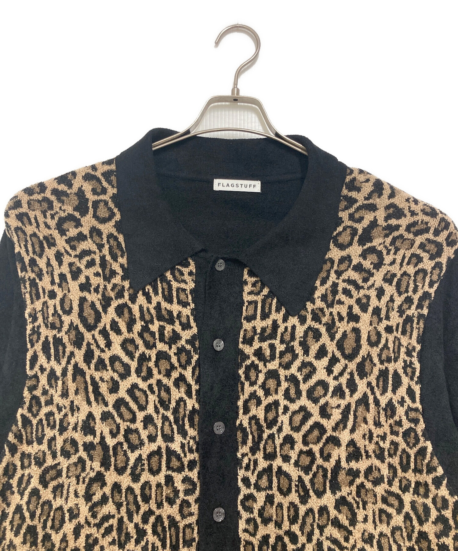 中古・古着通販】flagstuff (フラグスタフ) L/S LEOPARD SWEATER