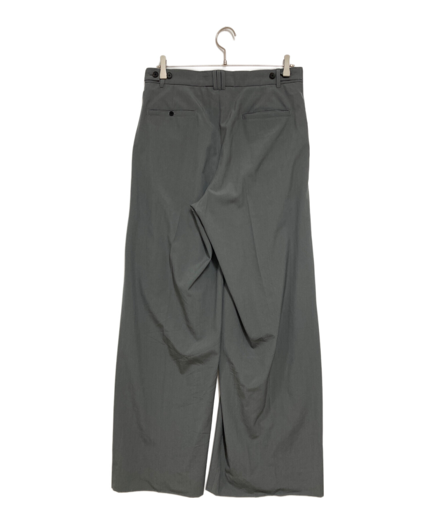 中古・古着通販】YOKE (ヨーク) WOOL TROPICAL 3PLEATED WIDE―LEG