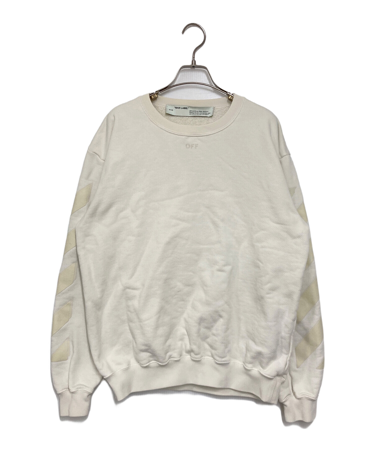 中古・古着通販】OFFWHITE (オフホワイト) バックアロークルーネック