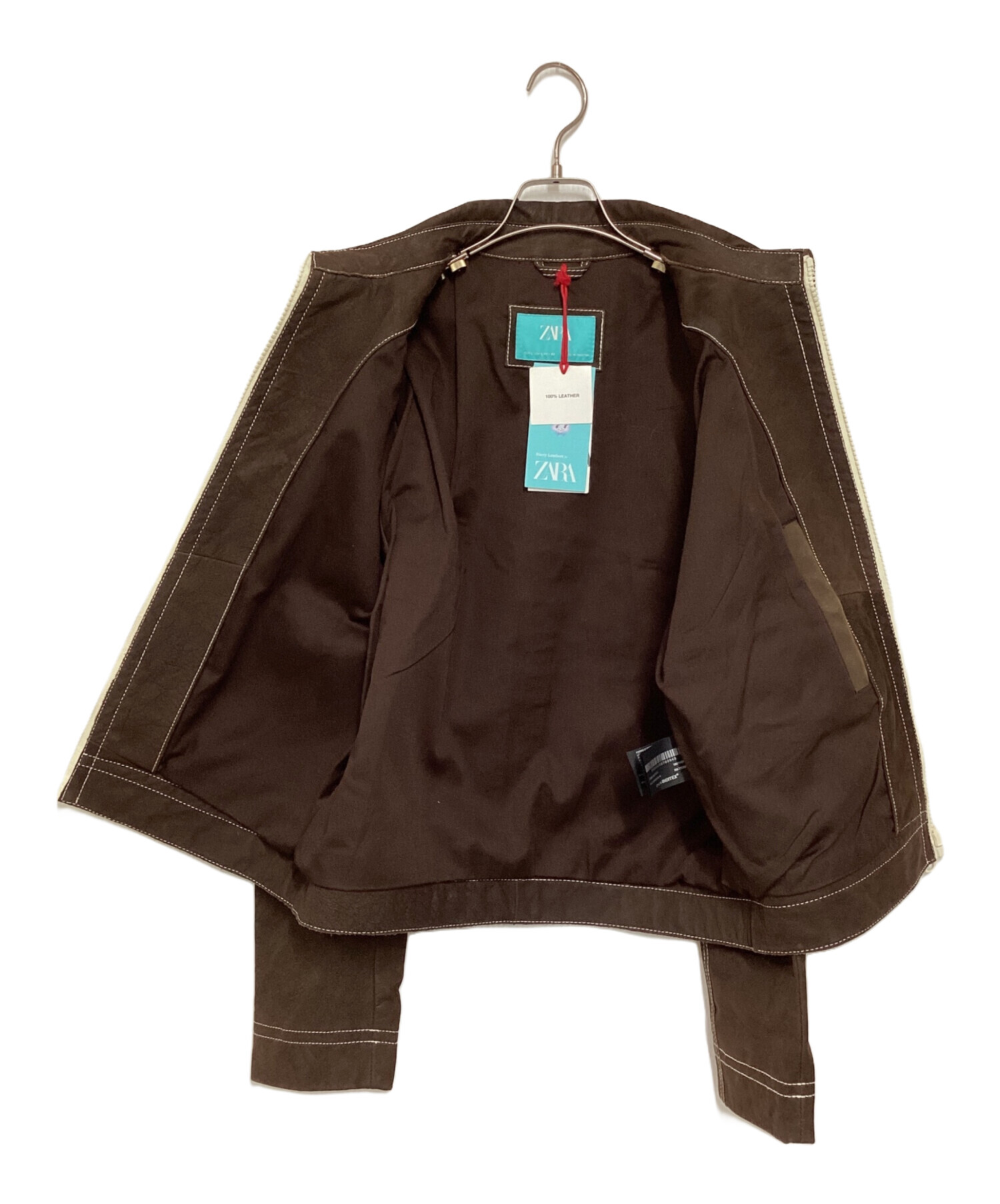 ZARA トップステッチスエードジャケット X HARRY LAMBERT 中古・古着通販】ZARA (ザラ) HARRY LAMBERT (ハリー・ランバート