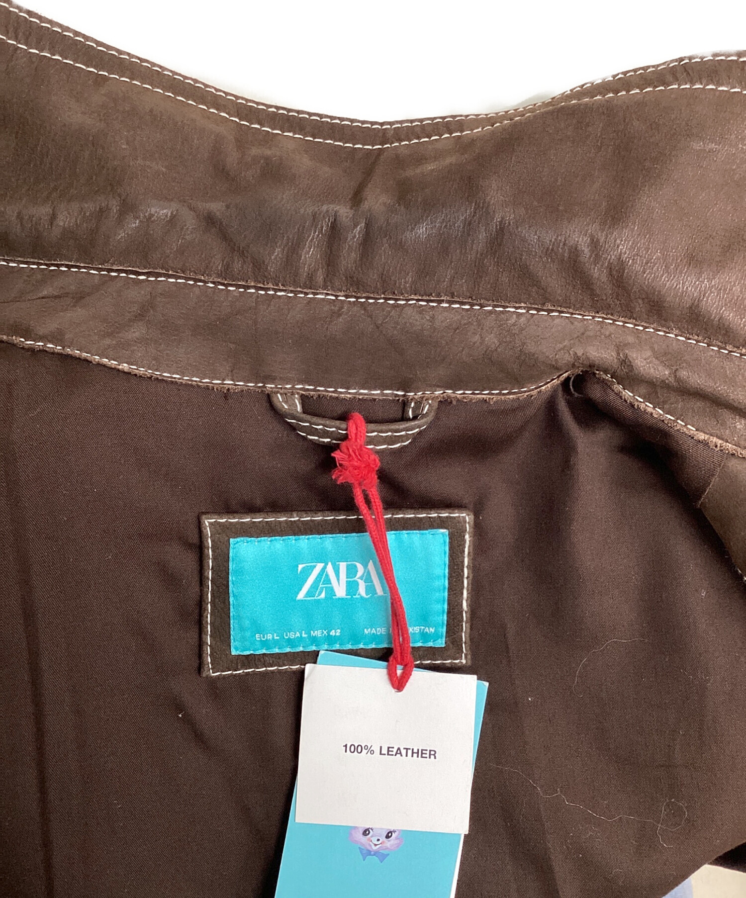 ZARA トップステッチスエードジャケット X HARRY LAMBERT ZARA トップステッチスエードジャケット X HARRY LAMBERT