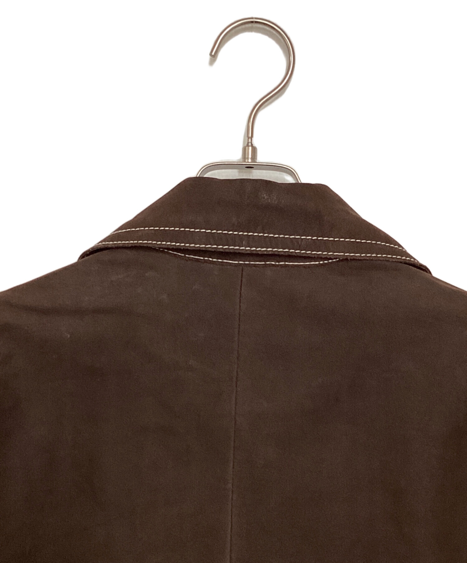 ZARA トップステッチスエードジャケット X HARRY LAMBERT 中古・古着通販】ZARA (ザラ) HARRY LAMBERT (ハリー・ランバート