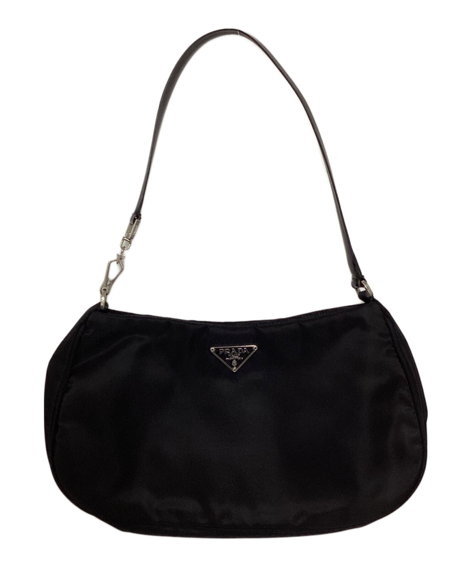 中古・古着通販】PRADA (プラダ) ナイロンミニハンドバッグ ブラック 