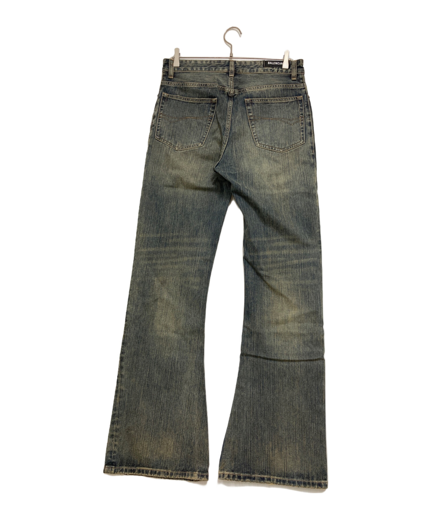 中古・古着通販】BALENCIAGA (バレンシアガ) ウォッシュド加工ブーツ 