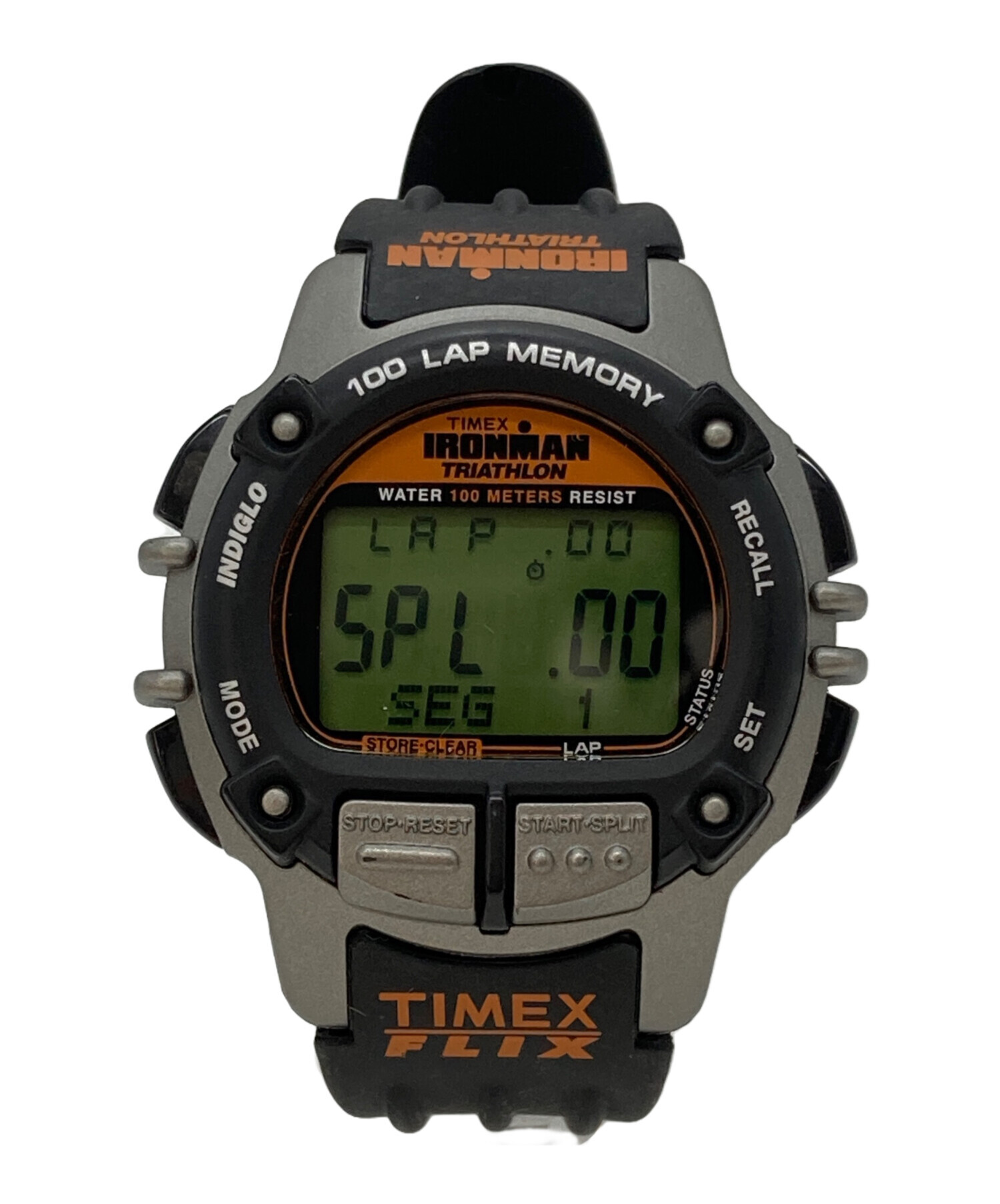 かなり古いタイメックス TIMEX HOT LINE 100 中古・古着通販】TIMEX (タイメックス) デジタルウォッチ オレンジ
