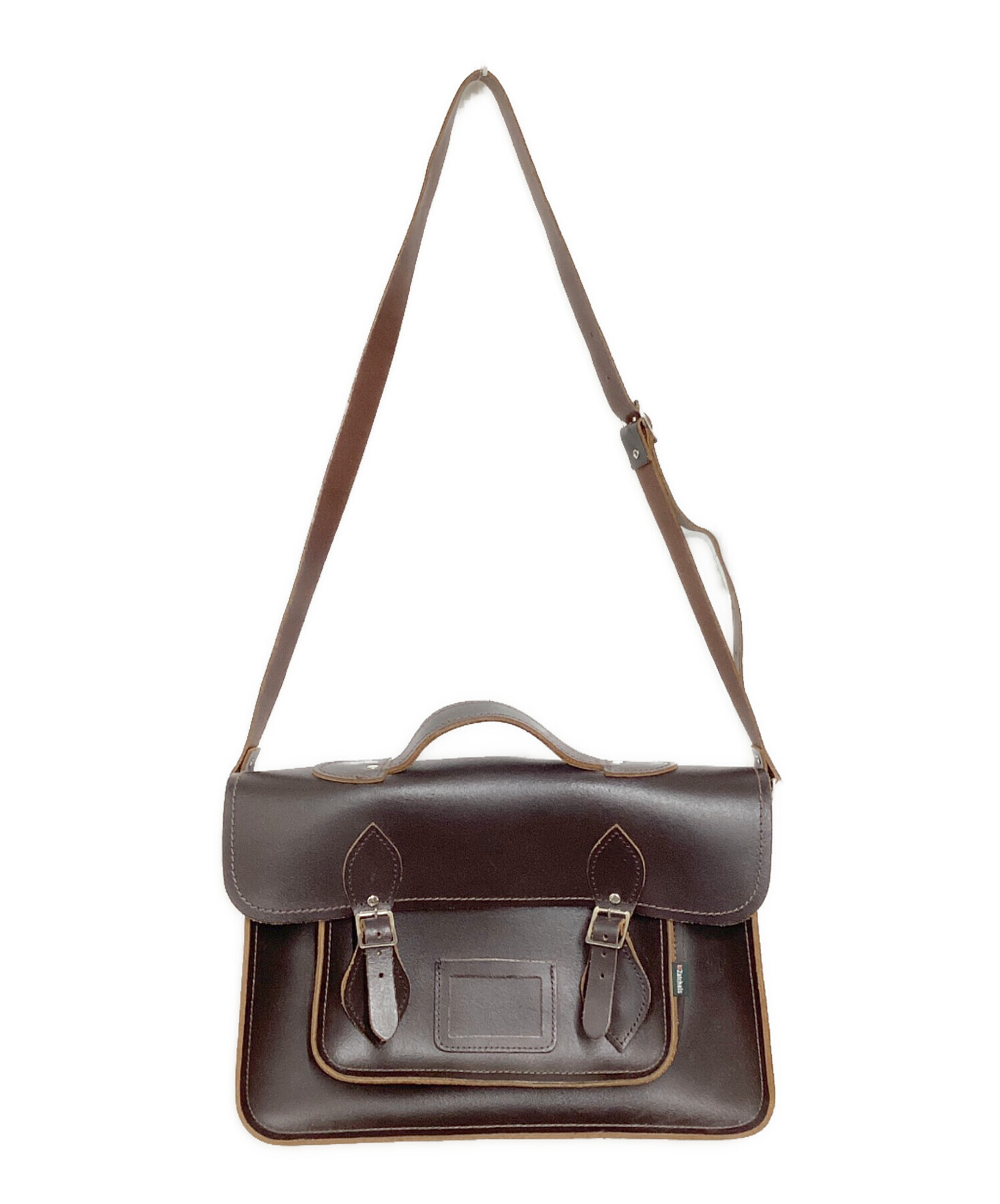 Zatchels ザッチェルズ ショルダーバッグ  茶 【古着】【中古】【送料無料】 中古・古着通販】ZATCHELS (ザッチェルズ) マルチウェイショルダー