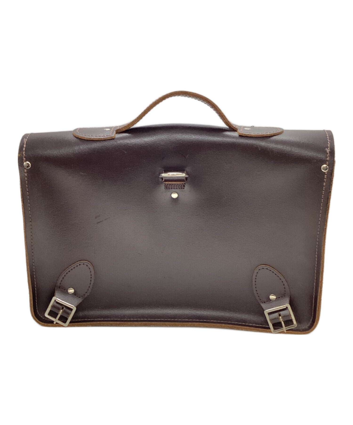 Zatchels サッチェルバッグ ダークブラウン ZATCHELS サッチェルバッグ