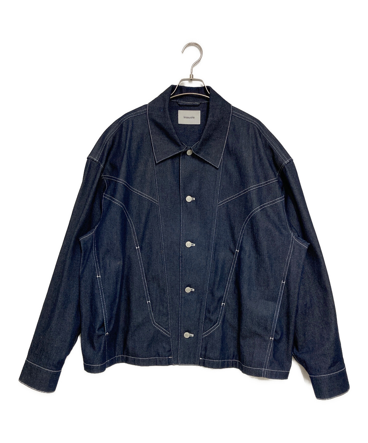 中古・古着通販】IROQUOIS (イロコイ) OPEN-END DENIM JK インディゴ 
