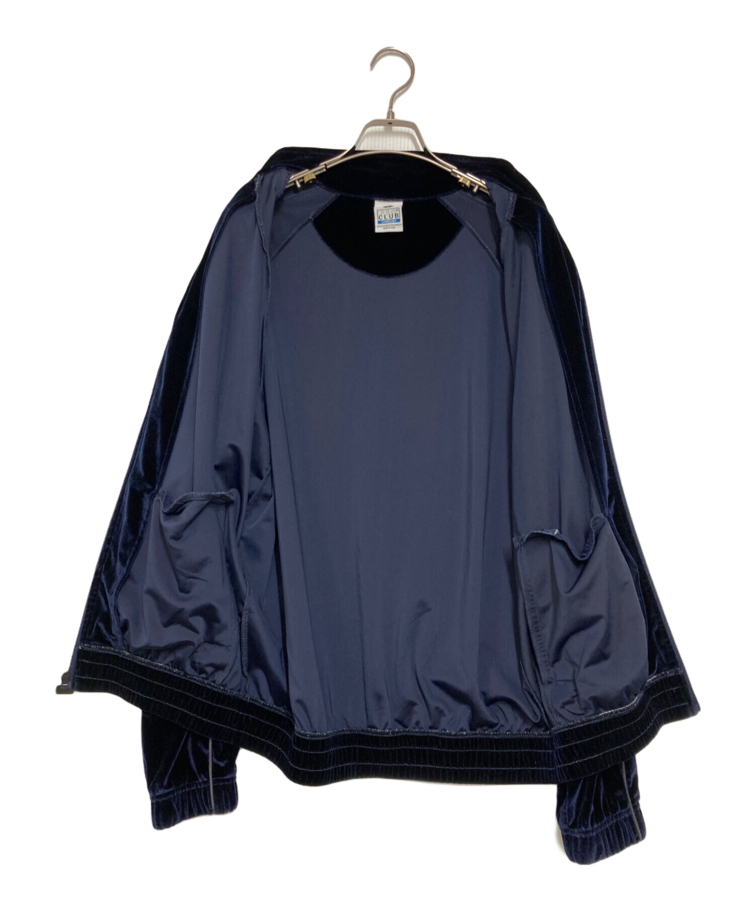 FREAKY ベロア トラックジャケット ネイビー XL 古着 00年代
