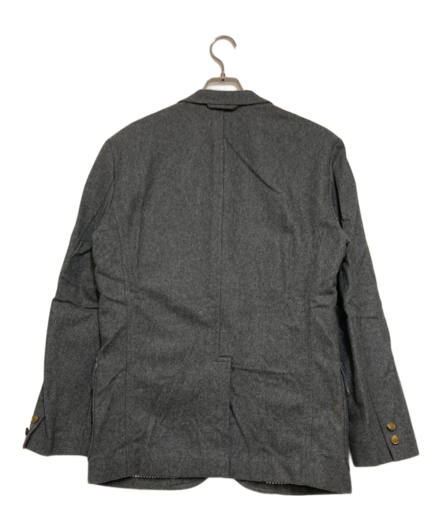 中古・古着通販】BLUE BLUE (ブルーブルー) 段返り3B金釦ウール