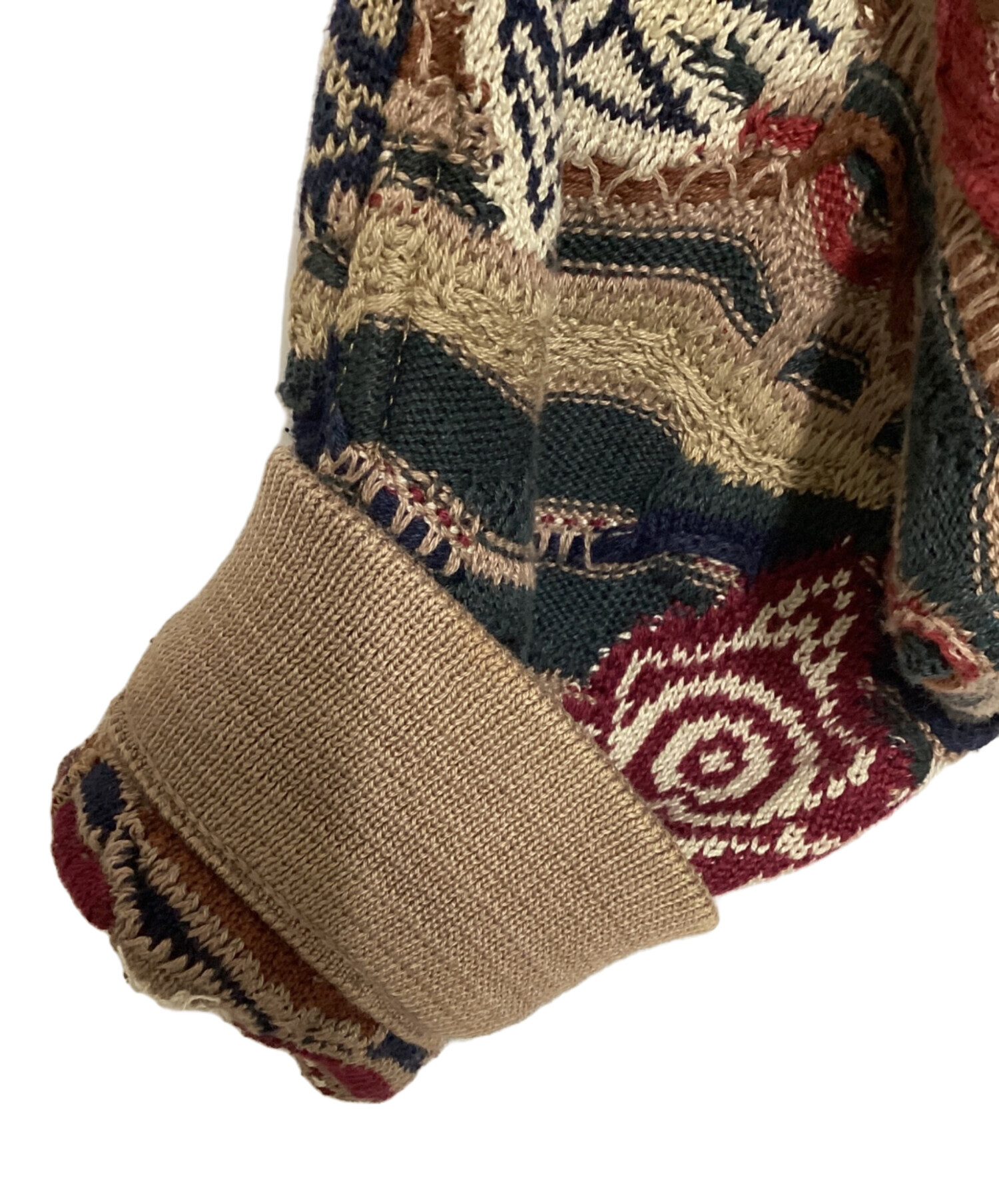 クージー　ニット　L　ジャガード　3D ③ クージーニットLジャガード3D ③