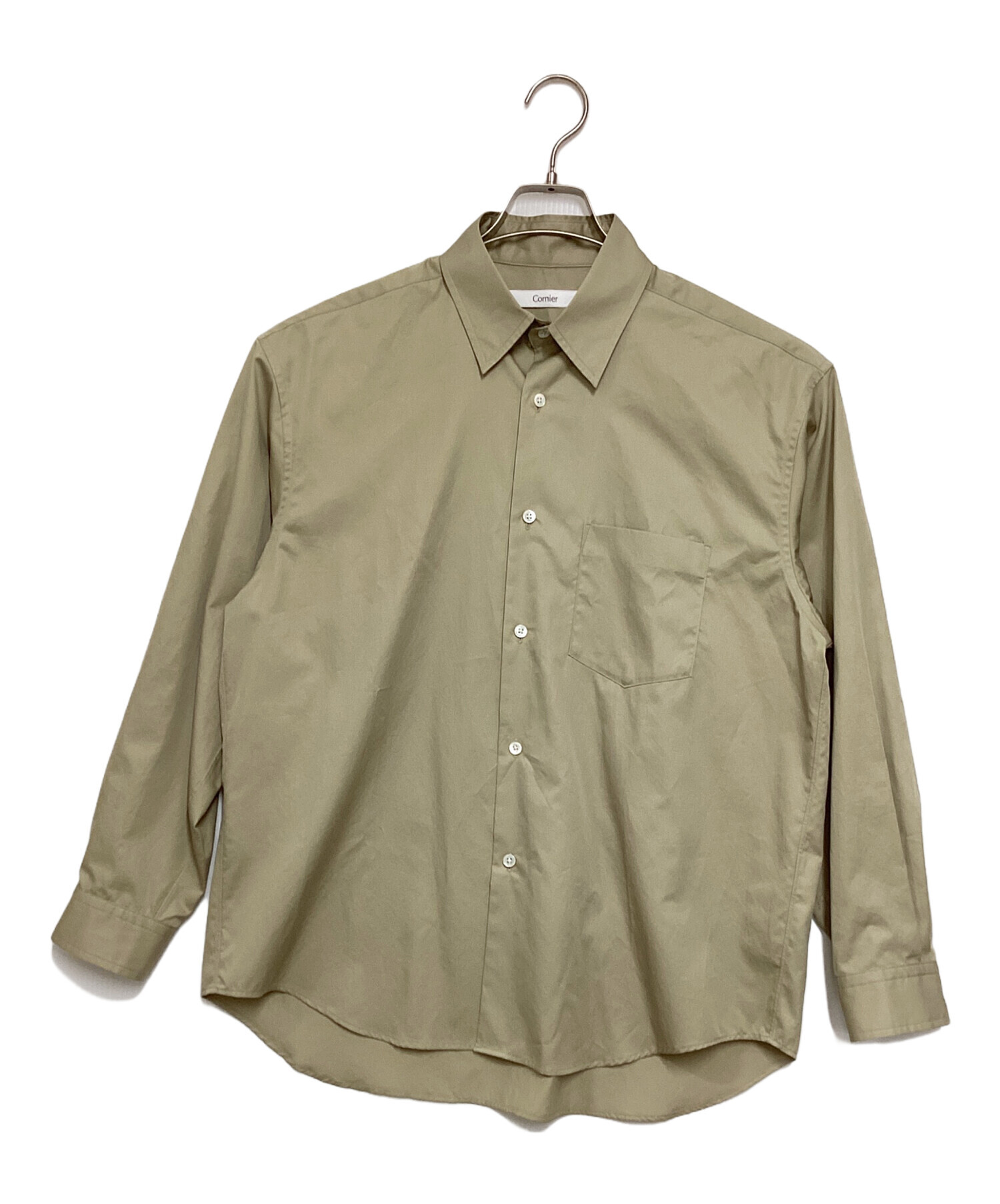 中古・古着通販】cornier (コルニエ) コットンロングスリーブシャツ