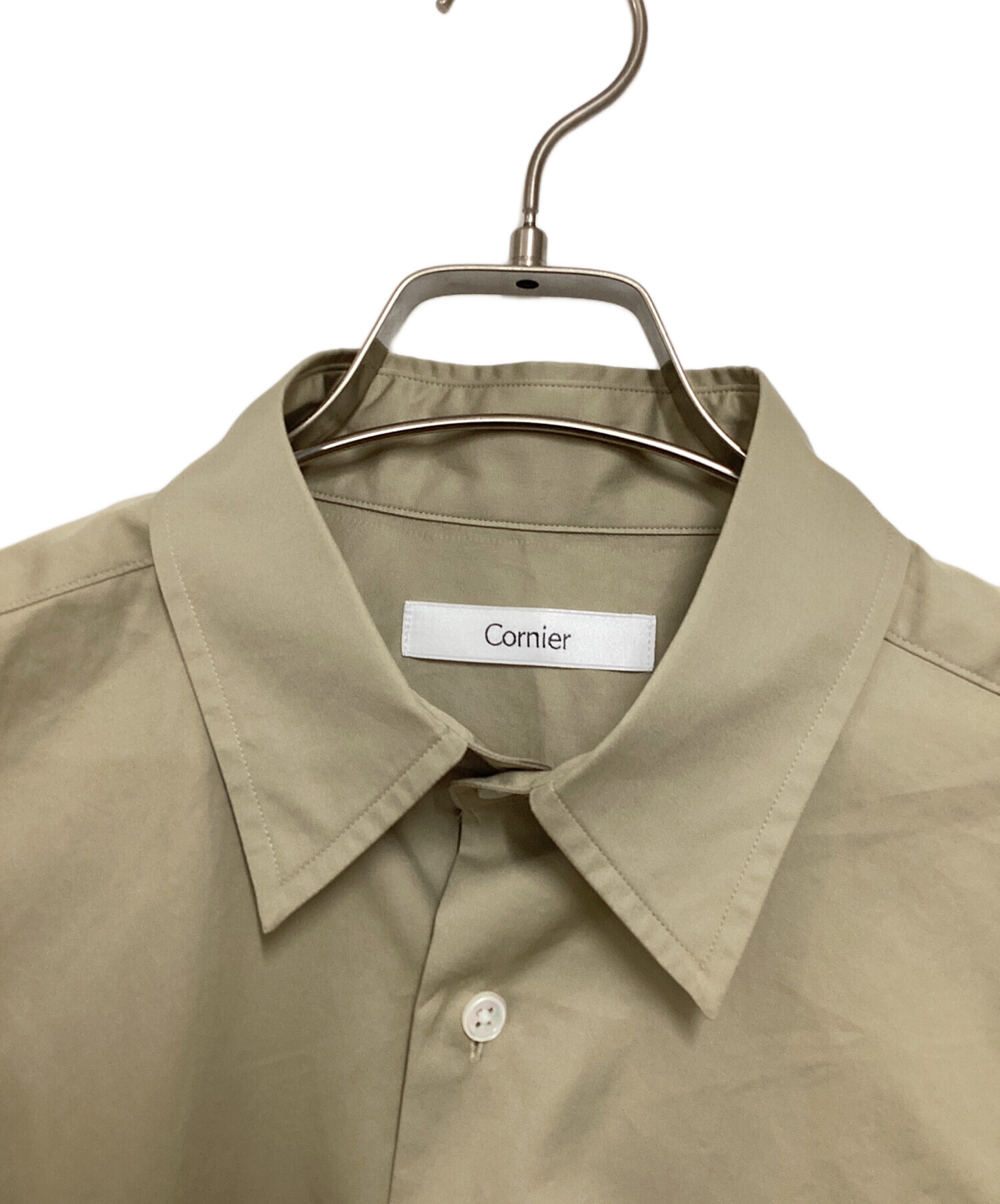 中古・古着通販】cornier (コルニエ) コットンロングスリーブシャツ