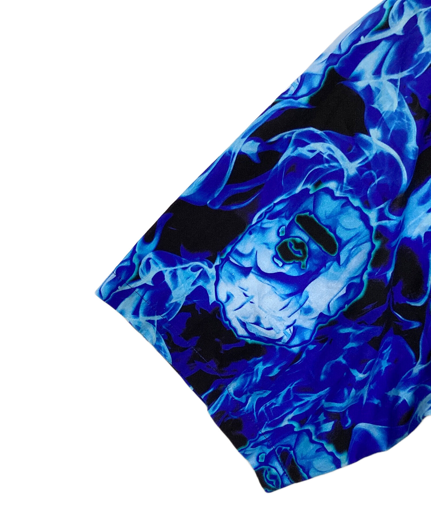 A BATHING APE フレイムデザインシャツ 93 中古・古着通販】A BATHING APE (アベイシングエイプ) ベイプフレイム