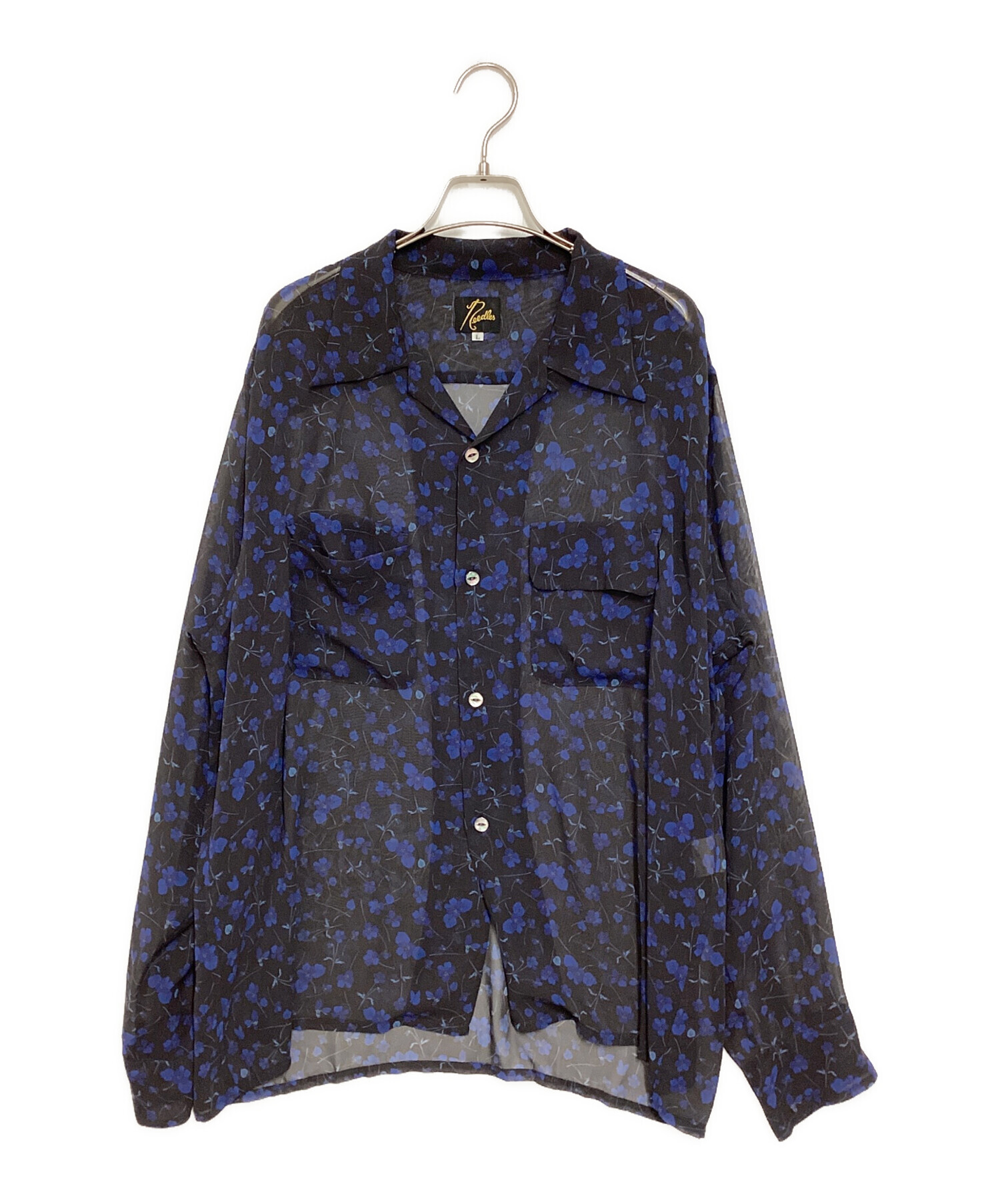中古・古着通販】Needles (ニードルズ) Classic Shirt -Poly Chiffon
