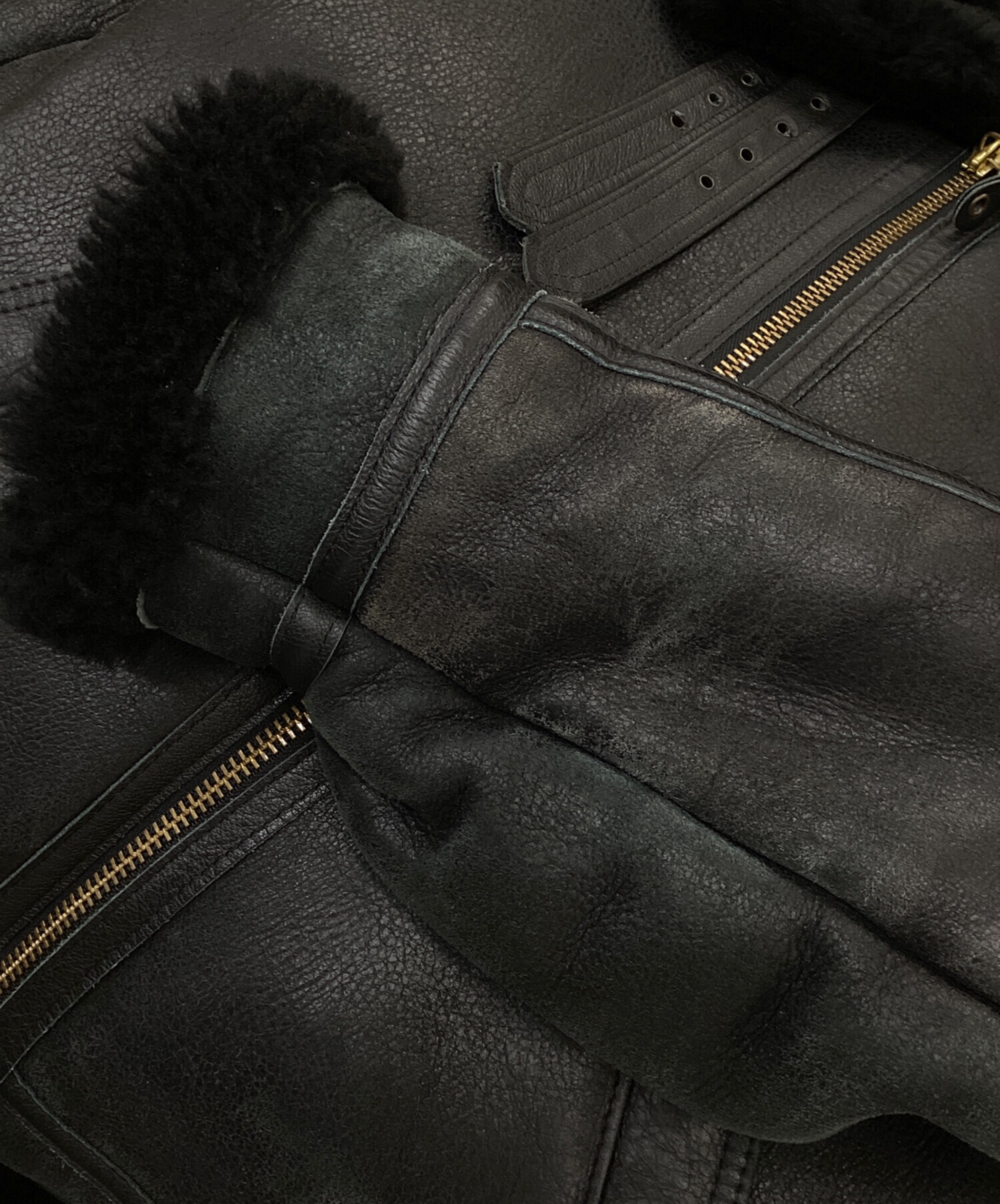 中古・古着通販】AVIREX (アヴィレックス) B-3 ムートンジャケット