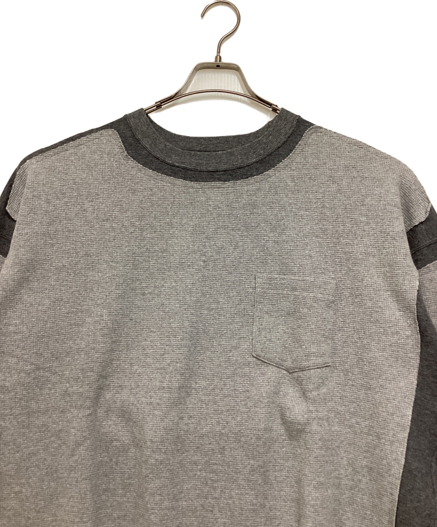 中古・古着通販】FACETASM (ファセッタズム) LAYERD WAFFLE SWEAT